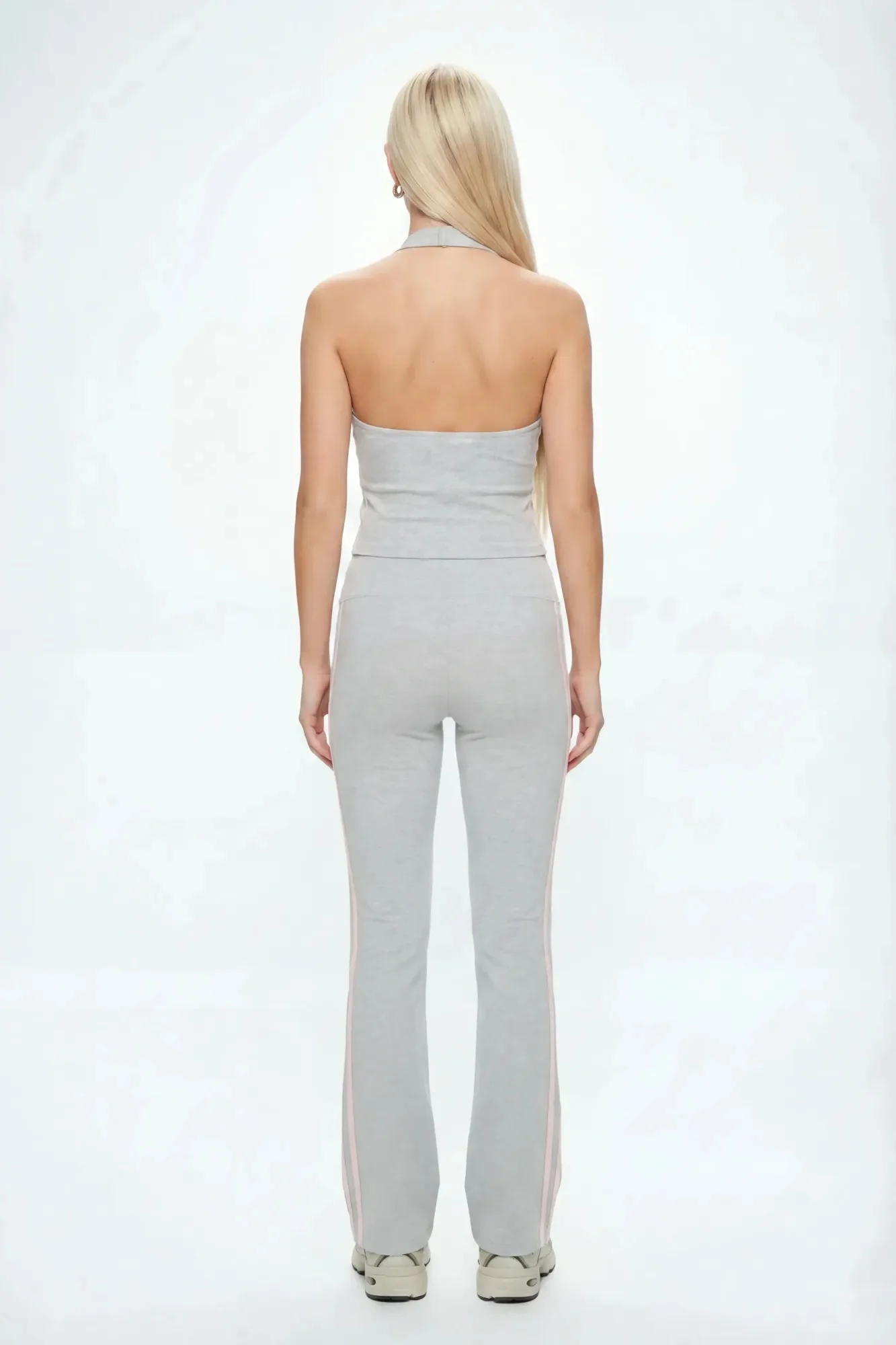 Active Halter Top & Flare Legging Set