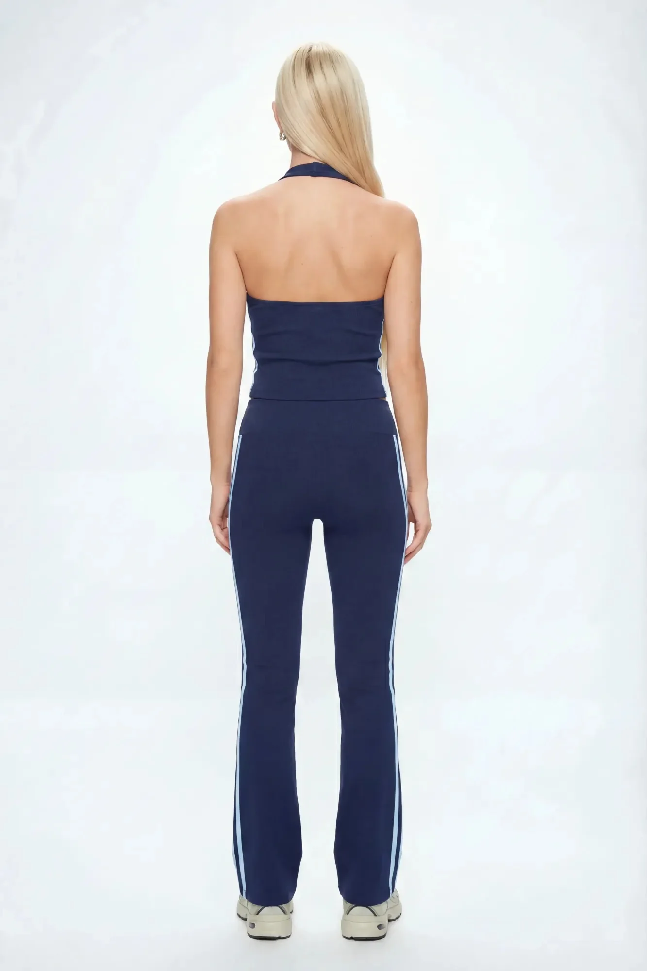 Active Halter Top & Flare Legging Set