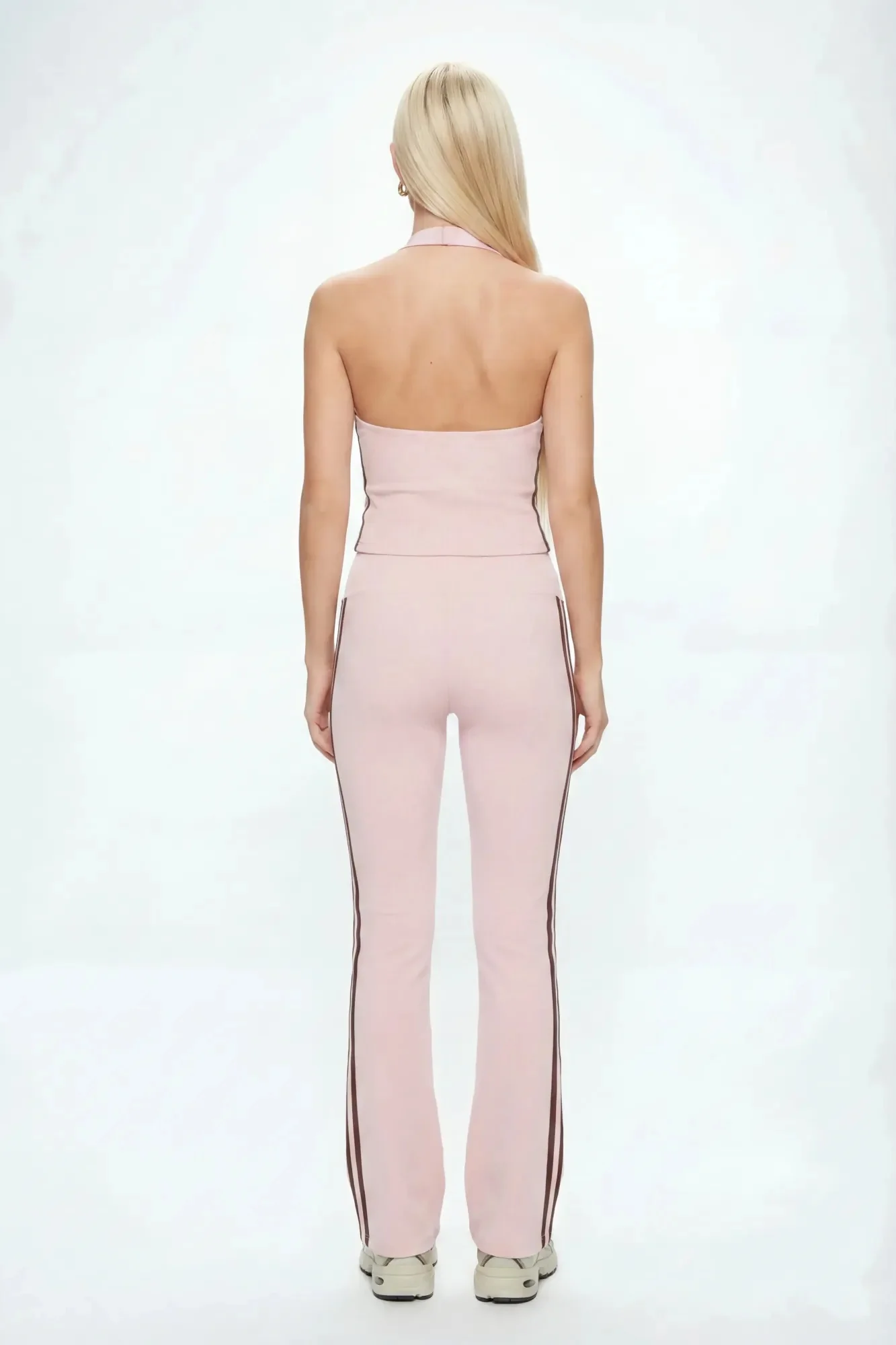 Active Halter Top & Flare Legging Set