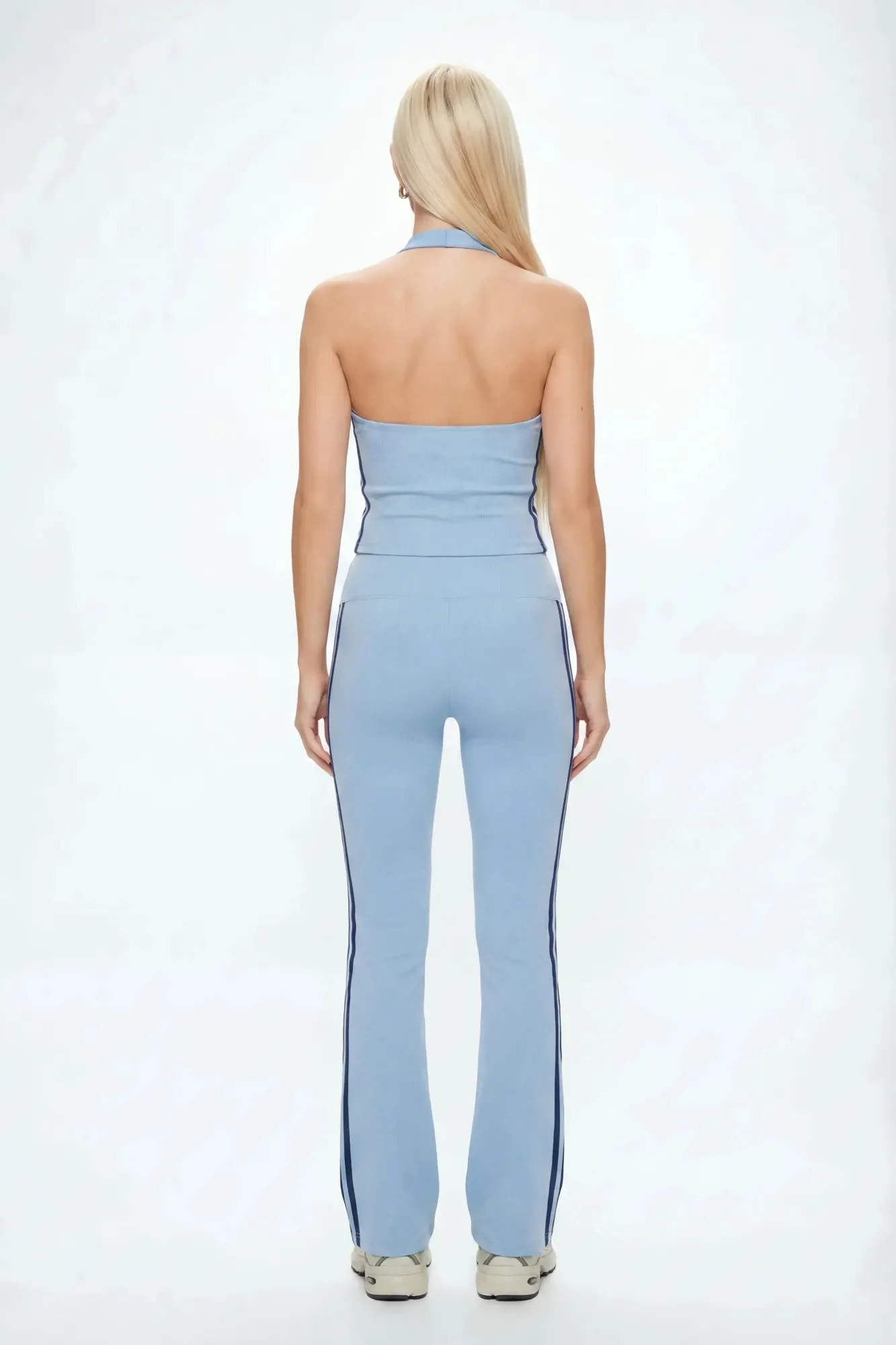 Active Halter Top & Flare Legging Set