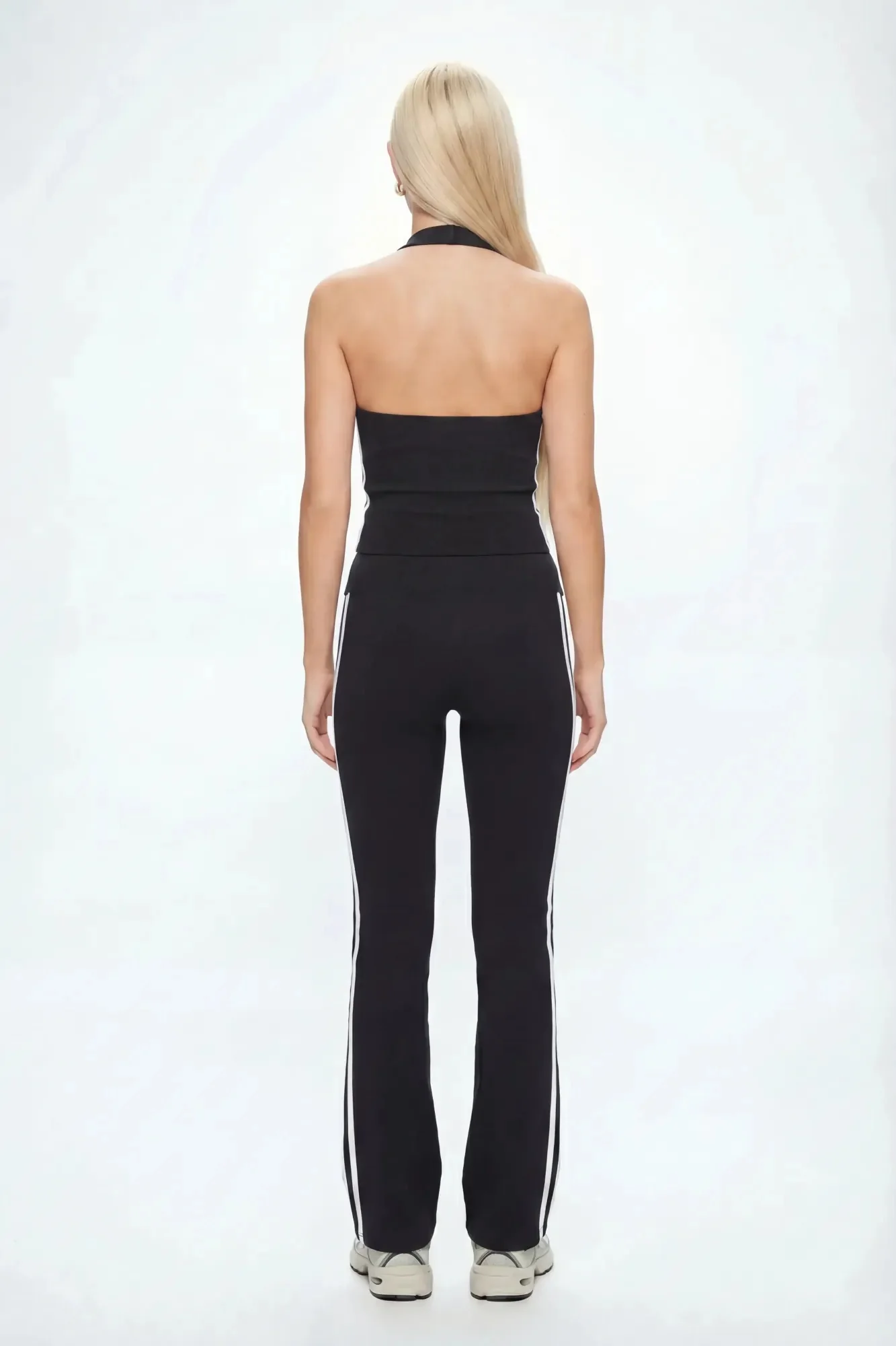 Active Halter Top & Flare Legging Set