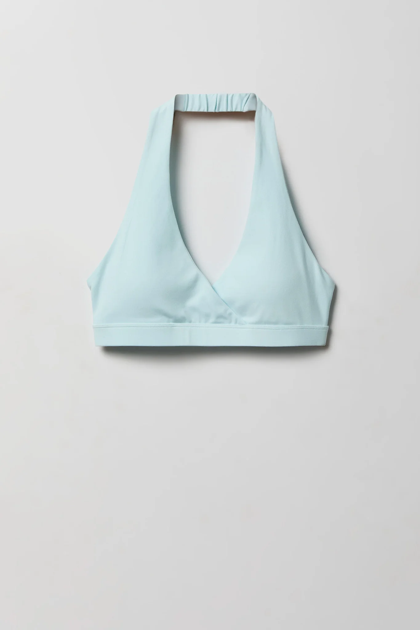 Active High Density Surplice Halter Bra