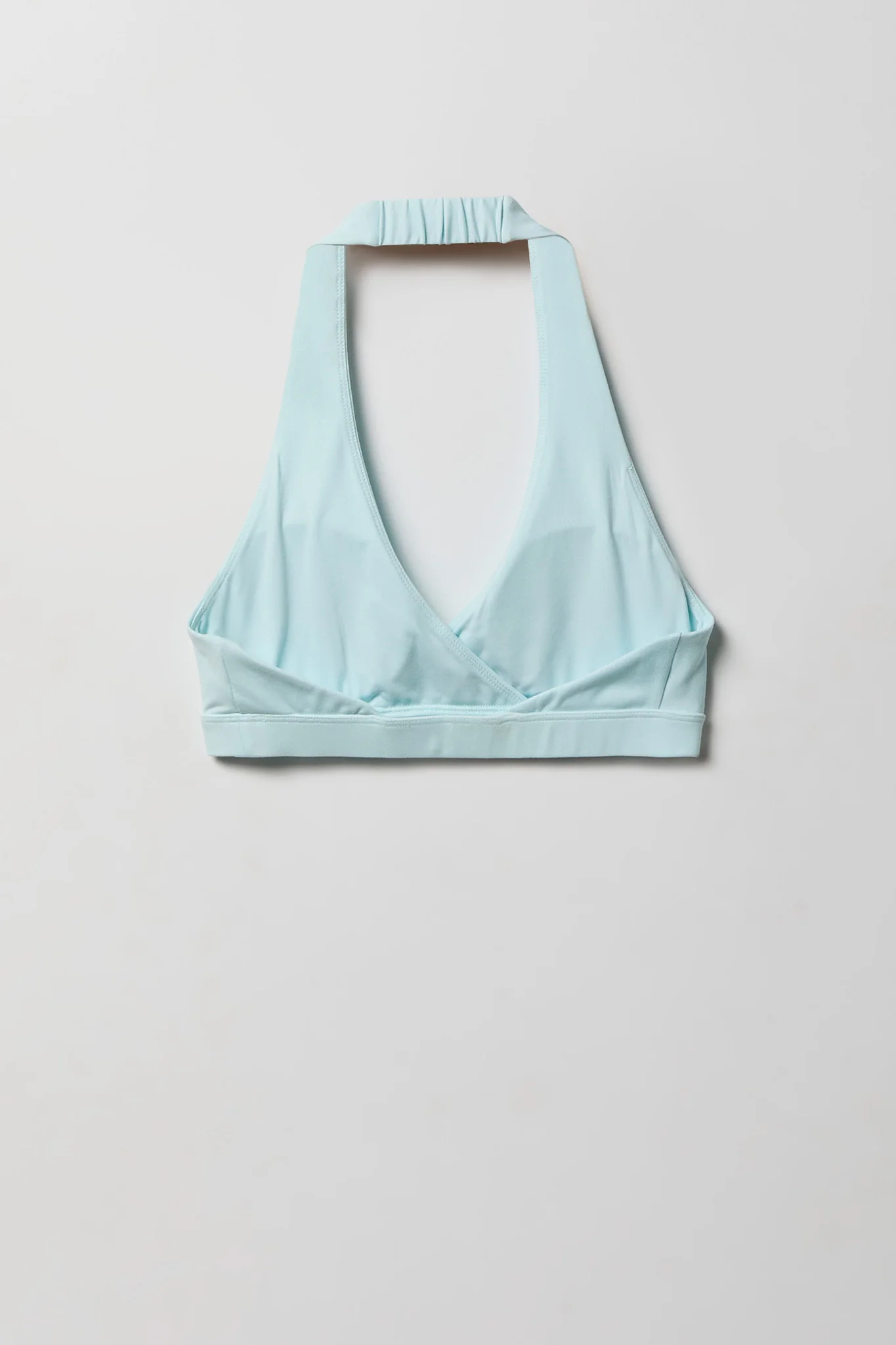 Active High Density Surplice Halter Bra