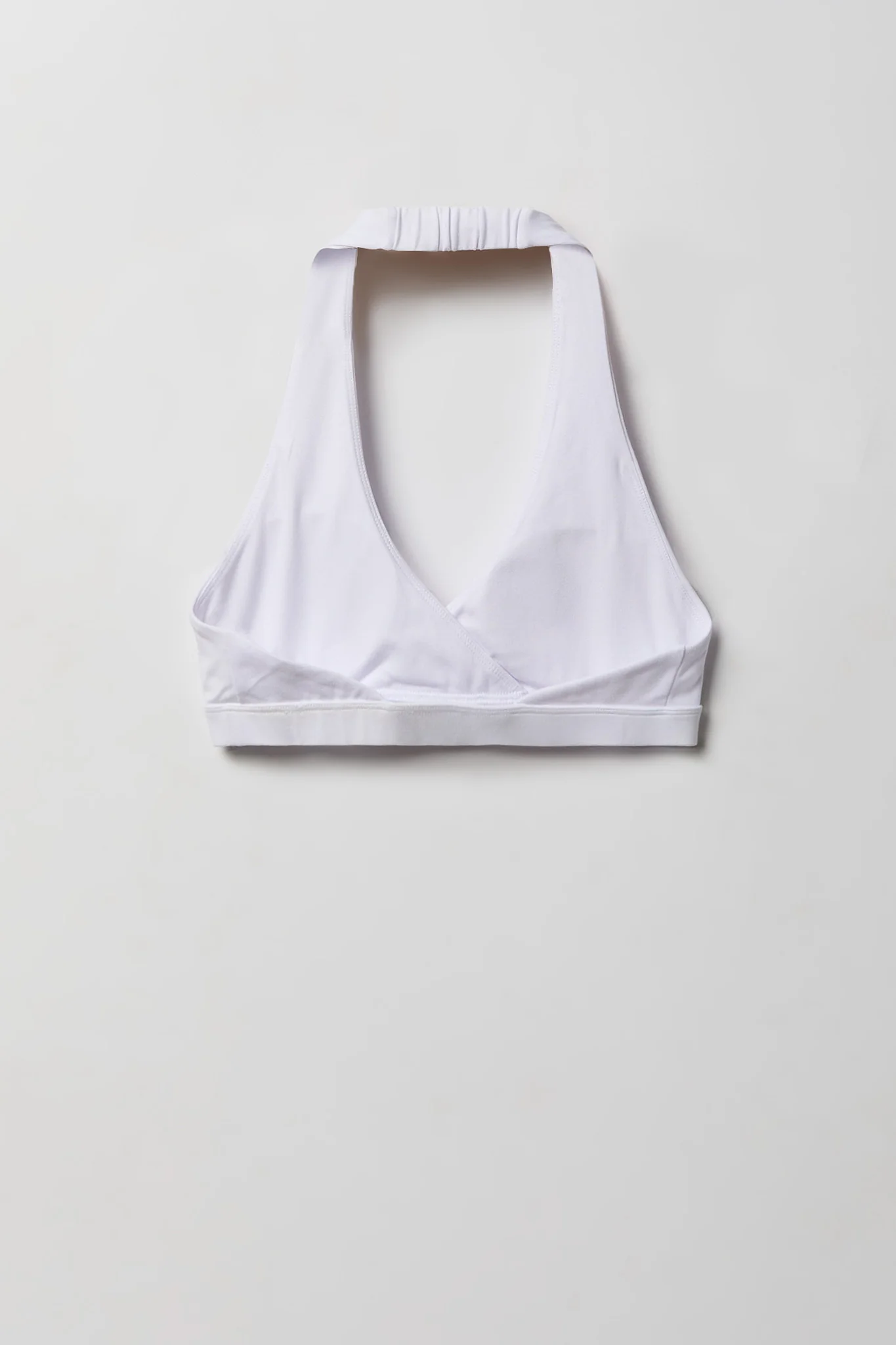 Active High Density Surplice Halter Bra