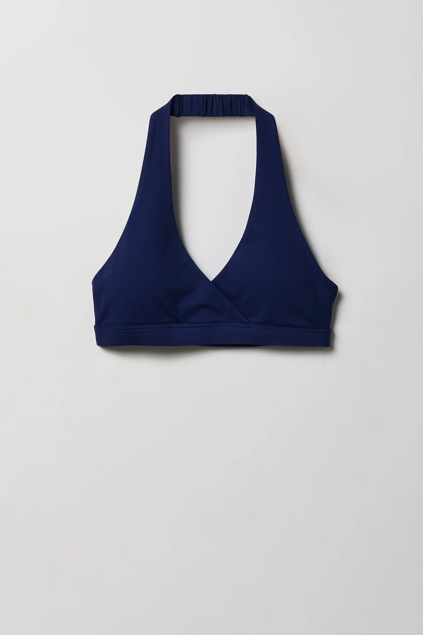 Active High Density Surplice Halter Bra