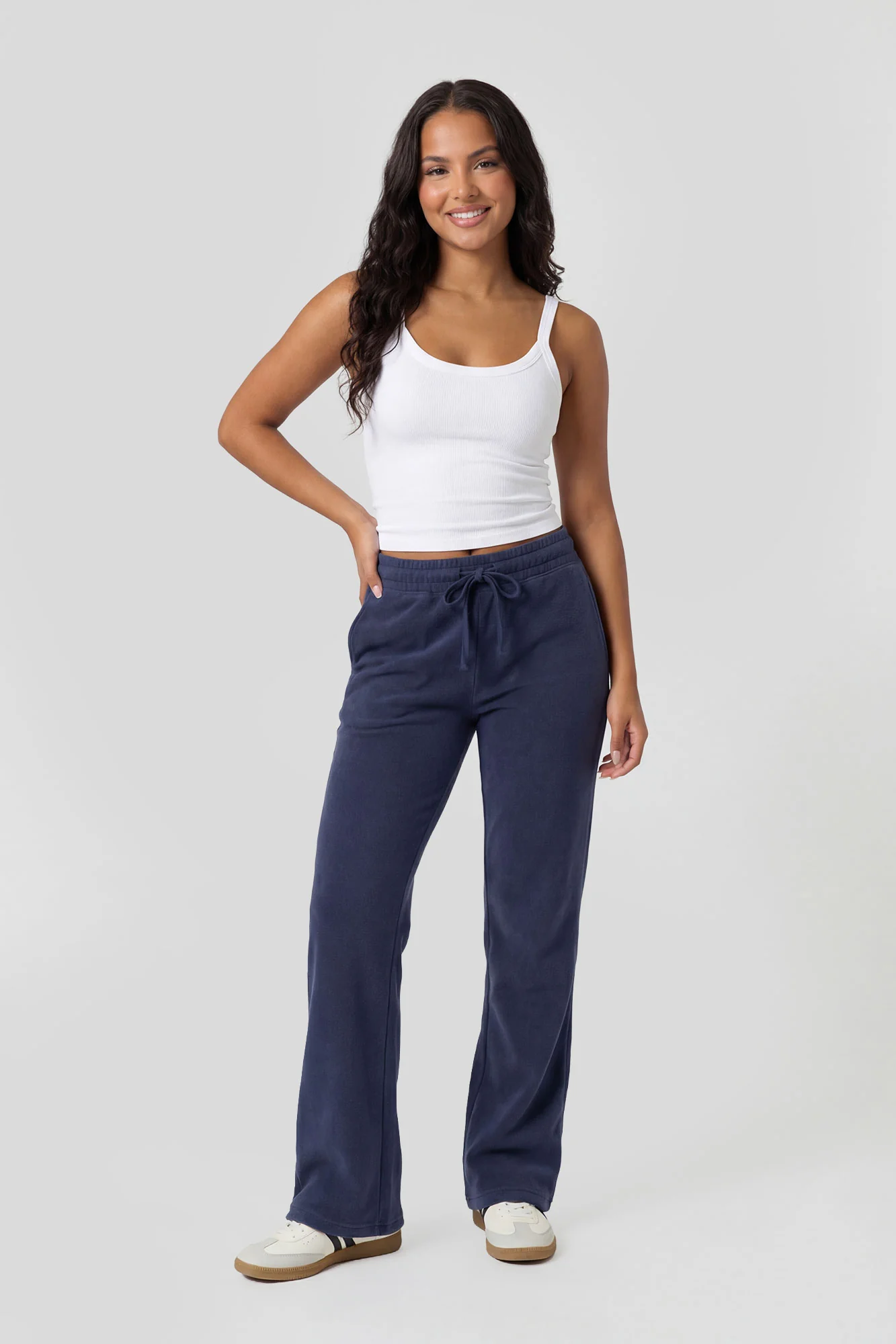 Fleece Low Rise Flare Sweatpant