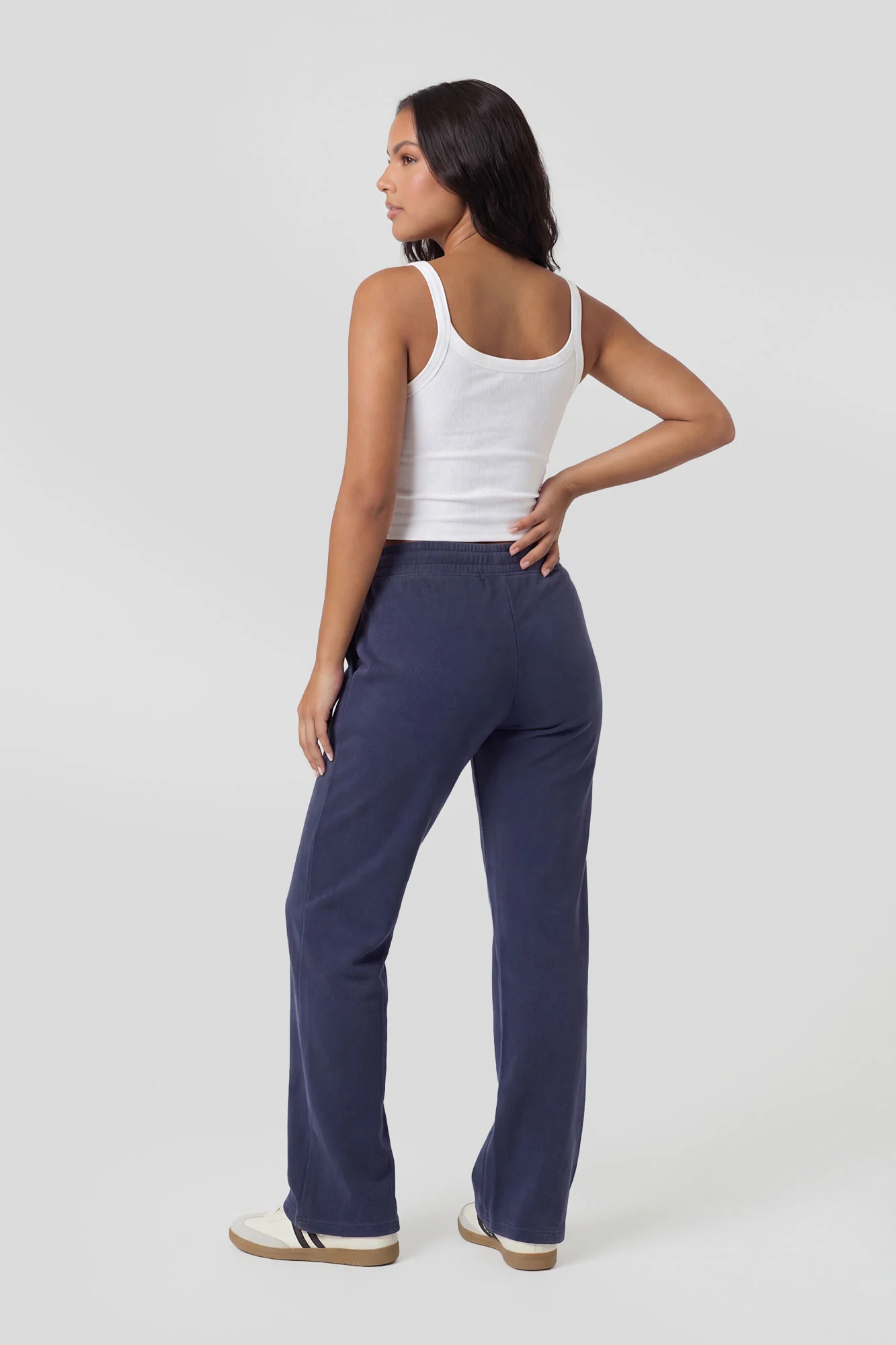 Fleece Low Rise Flare Sweatpant
