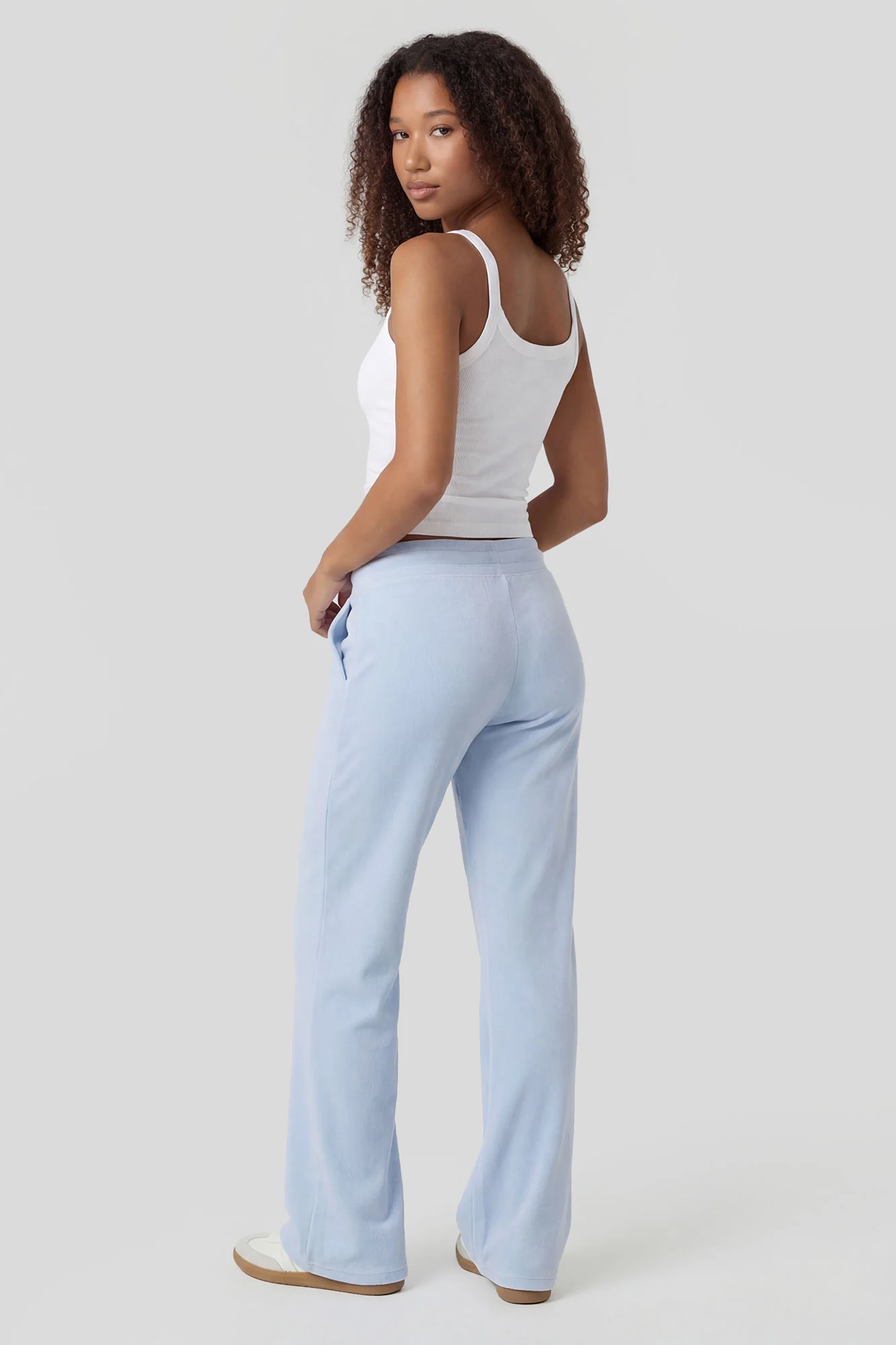 Fleece Low Rise Flare Sweatpant
