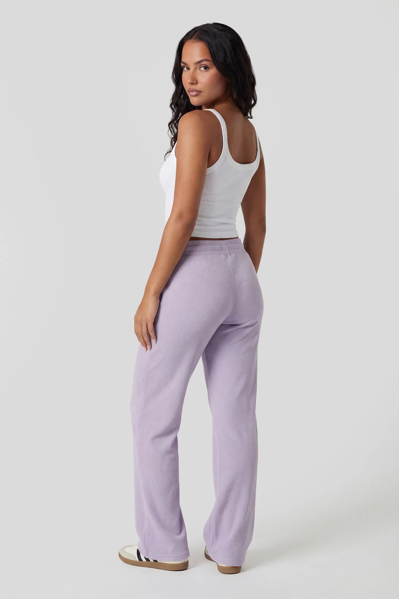 Fleece Low Rise Flare Sweatpant