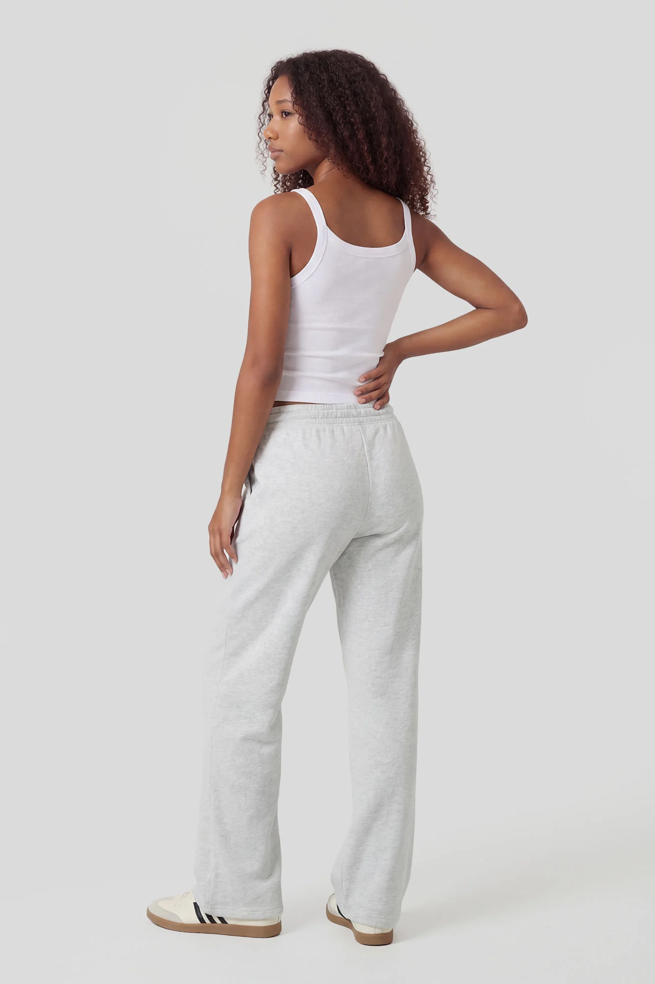Fleece Low Rise Flare Sweatpant
