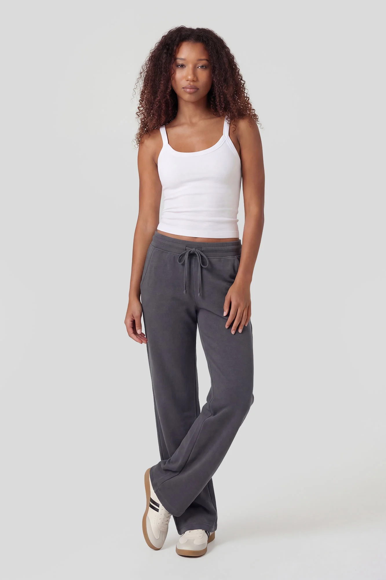 Fleece Low Rise Flare Sweatpant