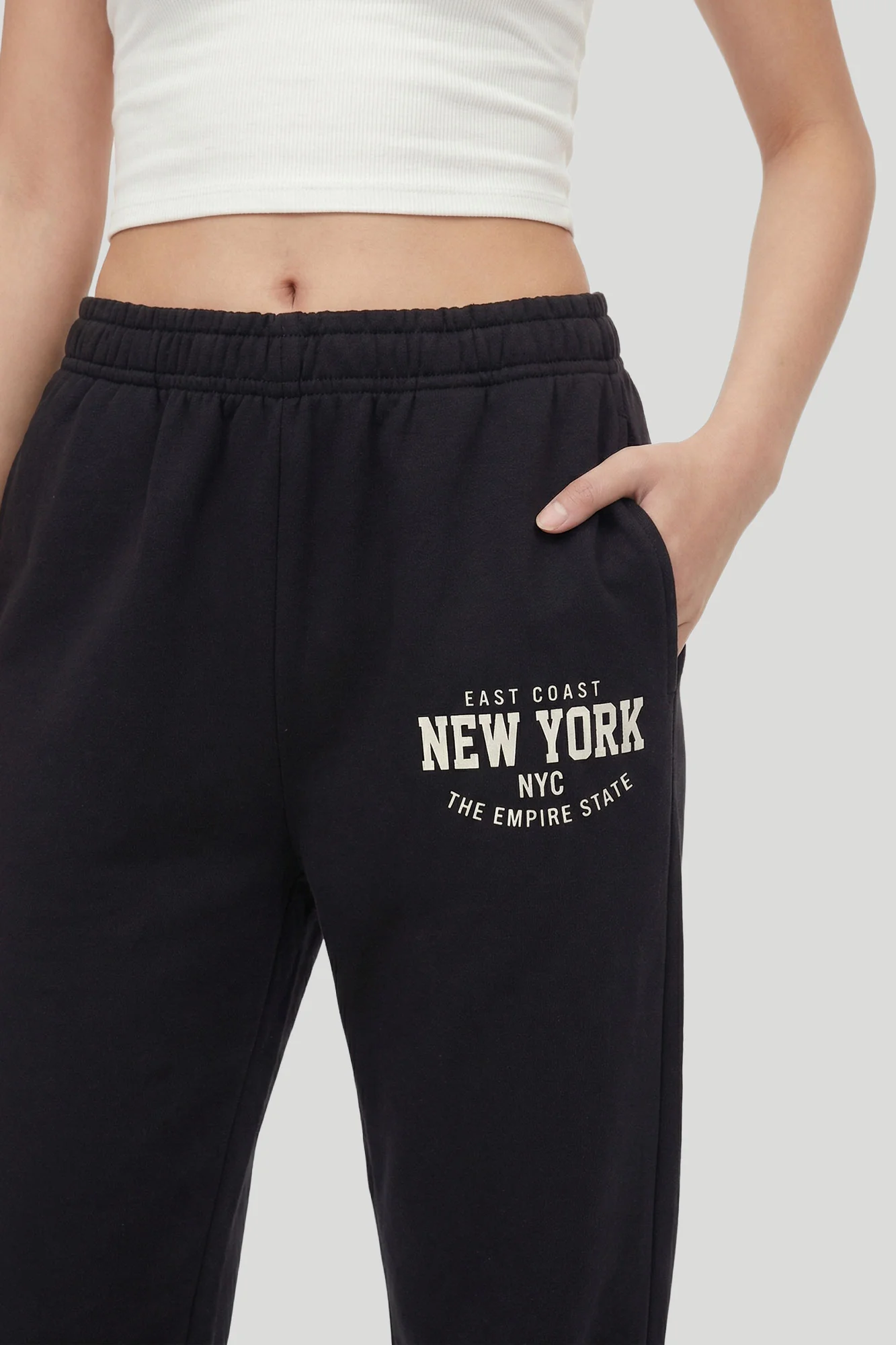 New York Graphic Fleece Jogger