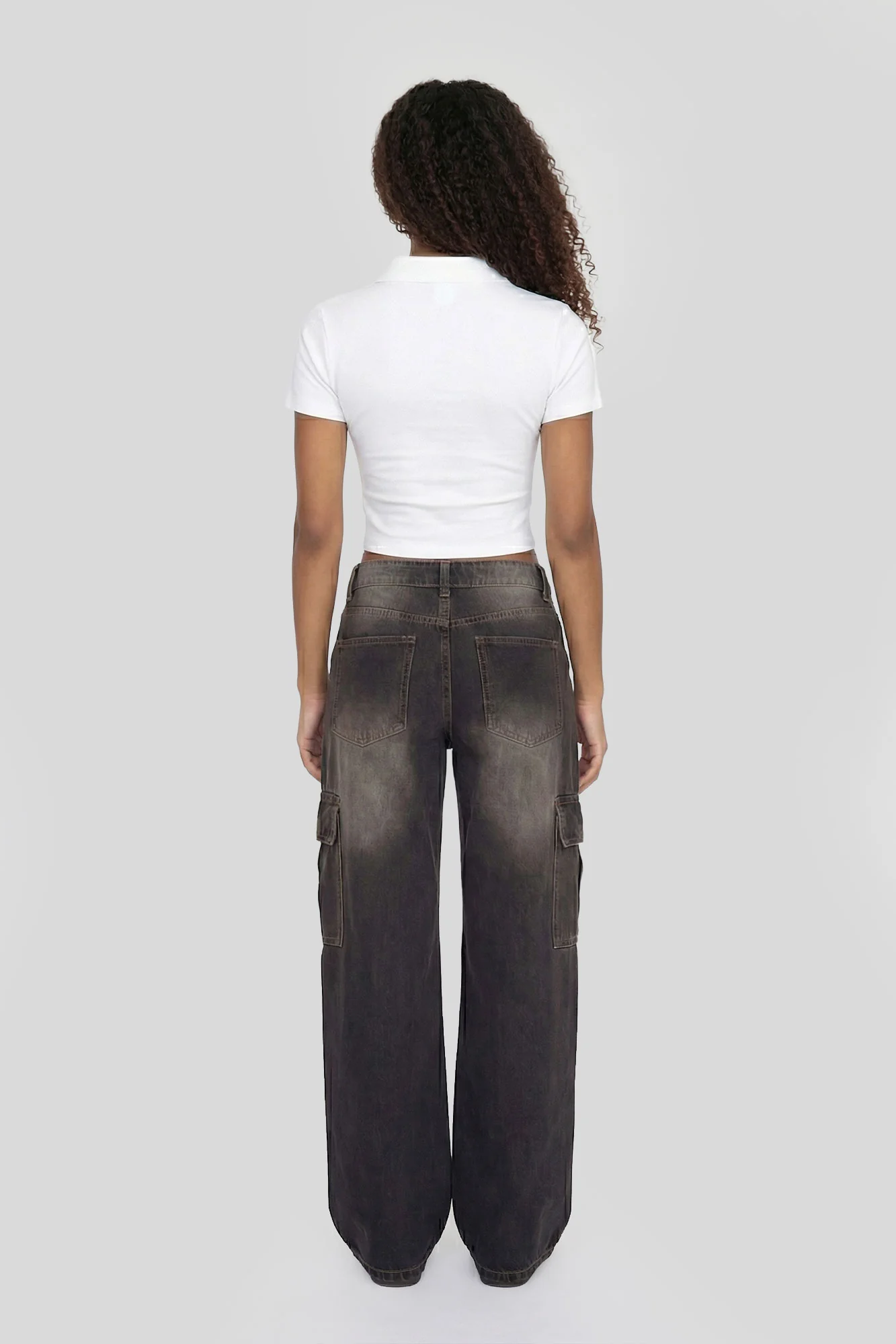 Cropped Polo Shirt