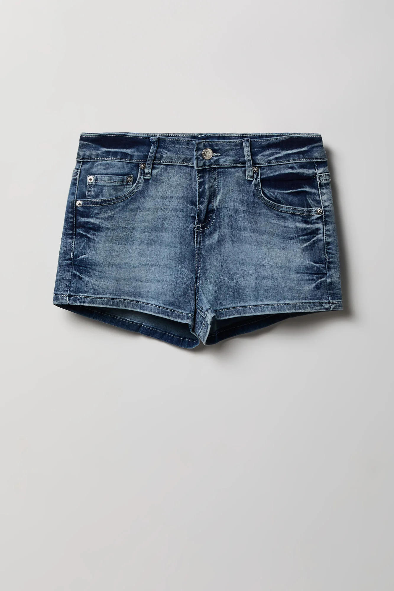 184-stretch-mid-rise-rhinestone-detail-denim-short-14.webp Stretch Mid Rise Rhinestone Detail Denim Short