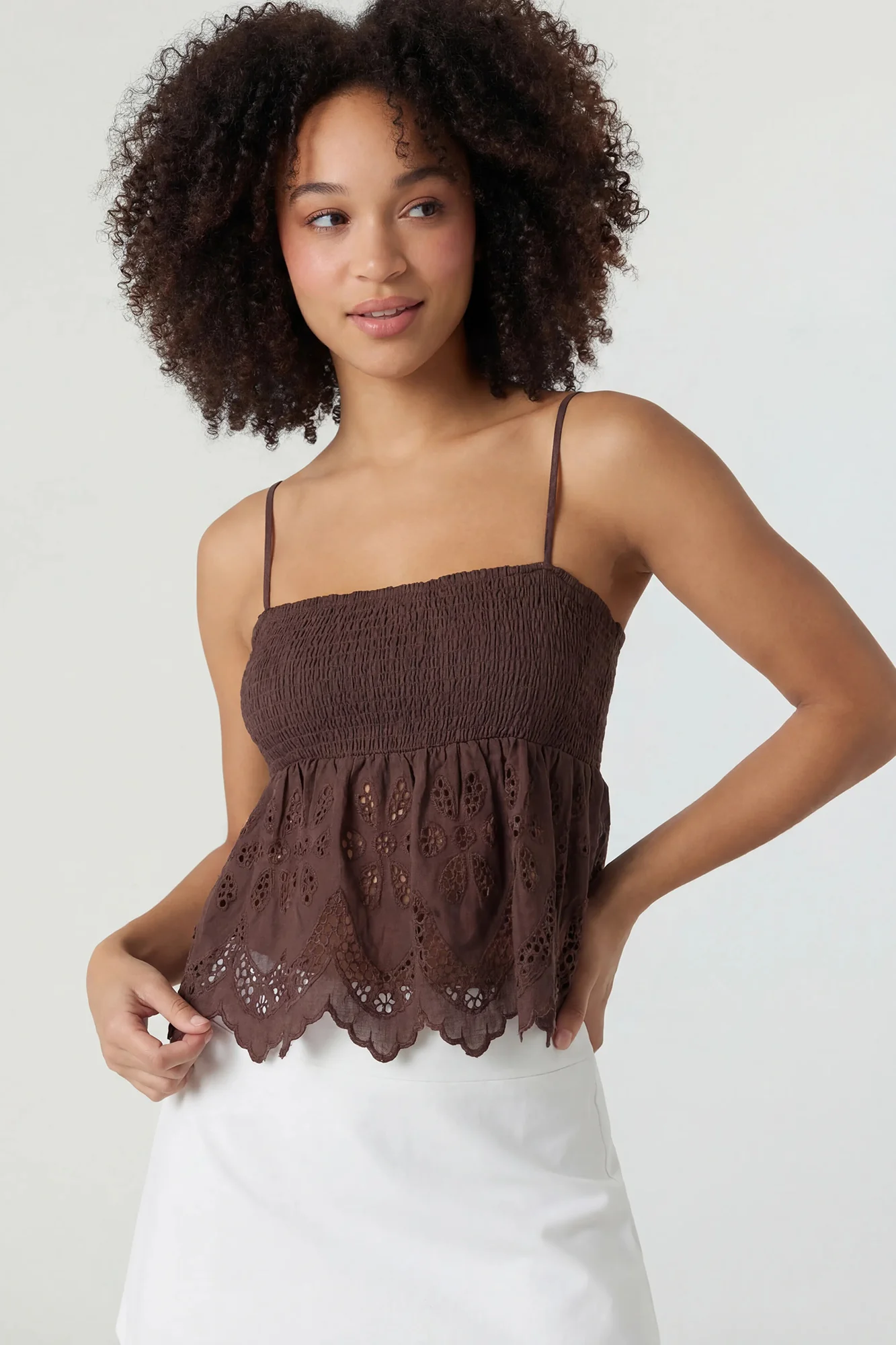 2186-eyelet-babydoll-tank-1.webp Eyelet Babydoll Tank