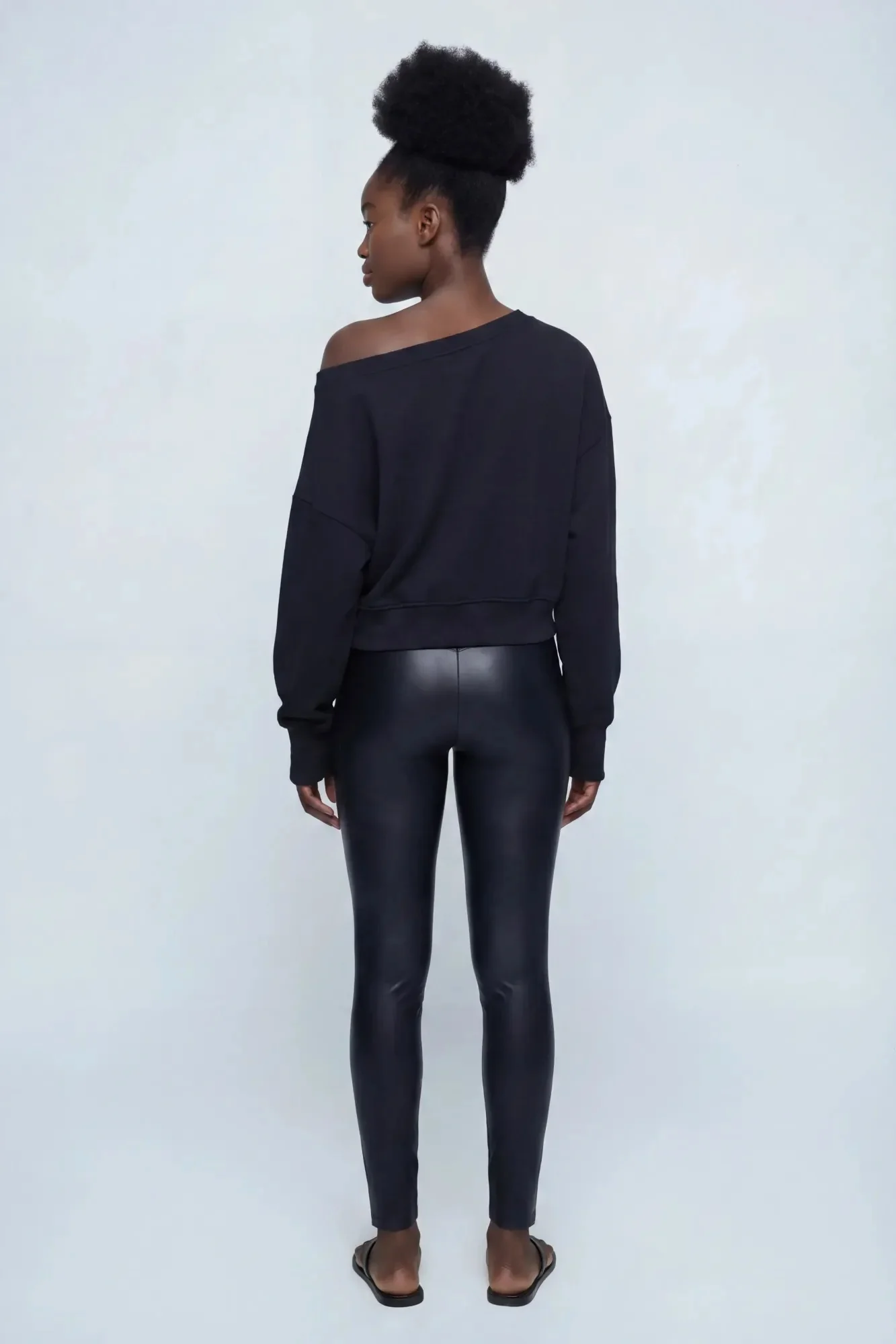 Faux Leather Legging
