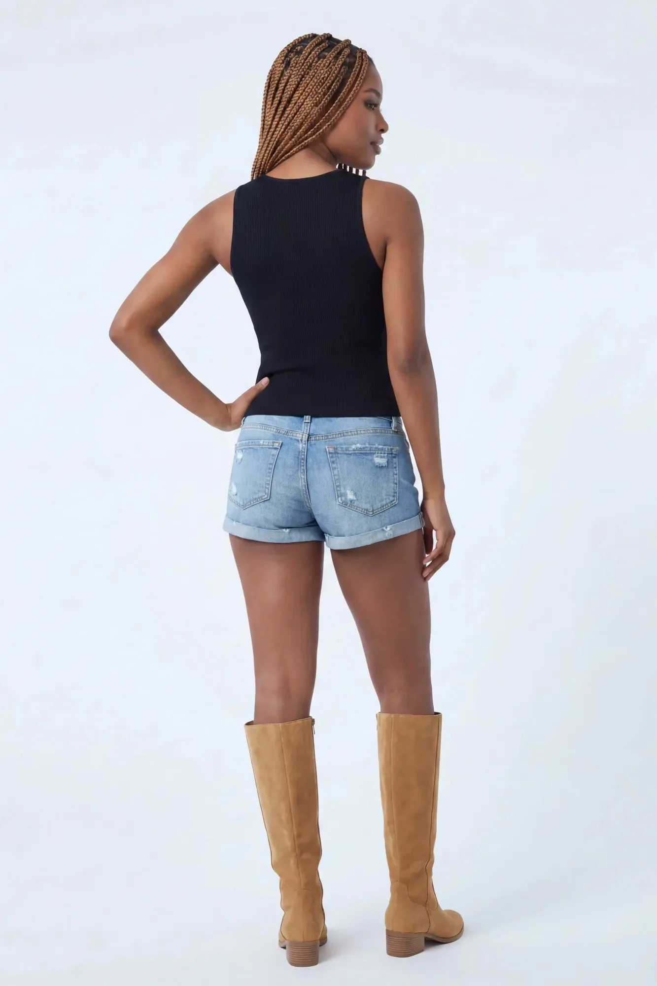 2535-seamless-ribbed-v-neck-tank-5.webp Seamless Ribbed V-Neck Tank