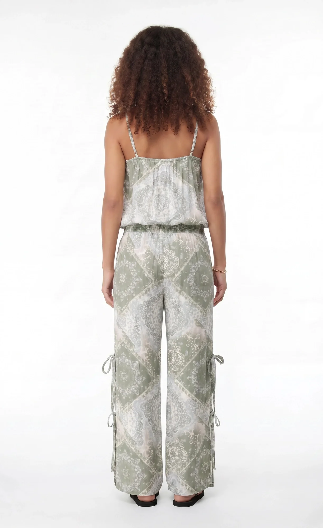 Gauze Tank & Pant with Bow Set