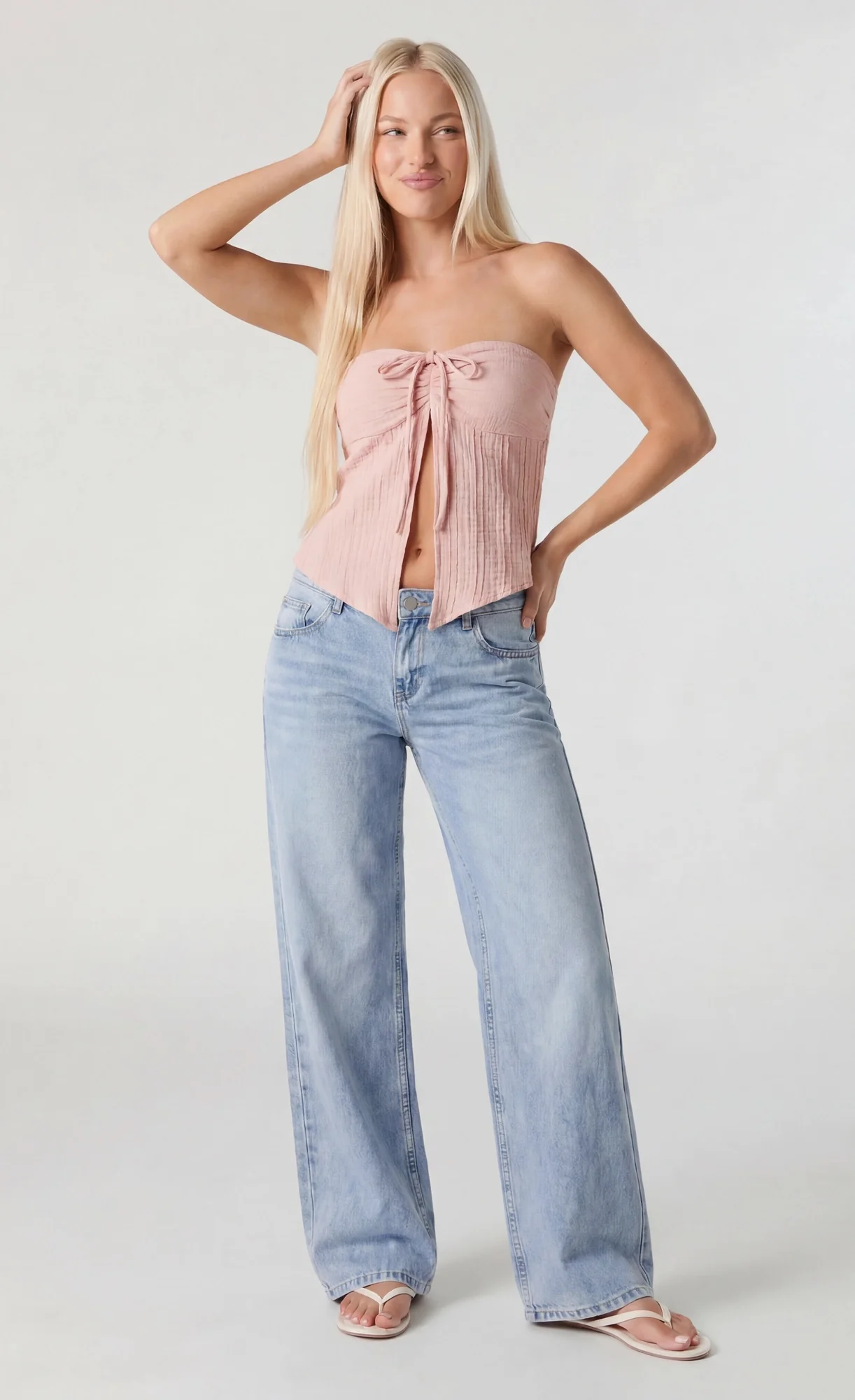 2628-gauze-flyaway-tube-top-15.webp Gauze Flyaway Tube Top