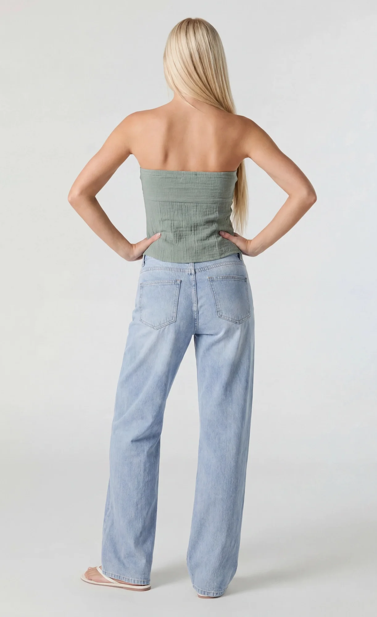 2628-gauze-flyaway-tube-top-2.webp Gauze Flyaway Tube Top
