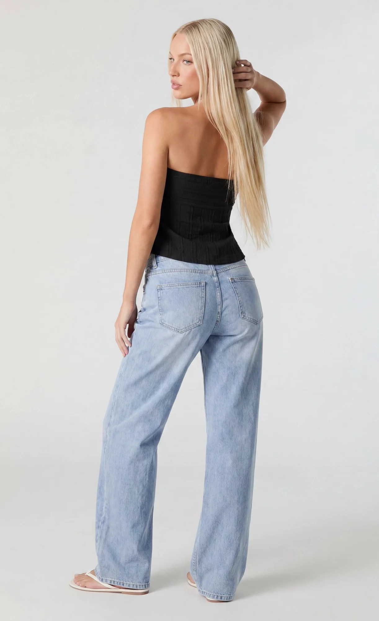 2628-gauze-flyaway-tube-top-5.webp Gauze Flyaway Tube Top