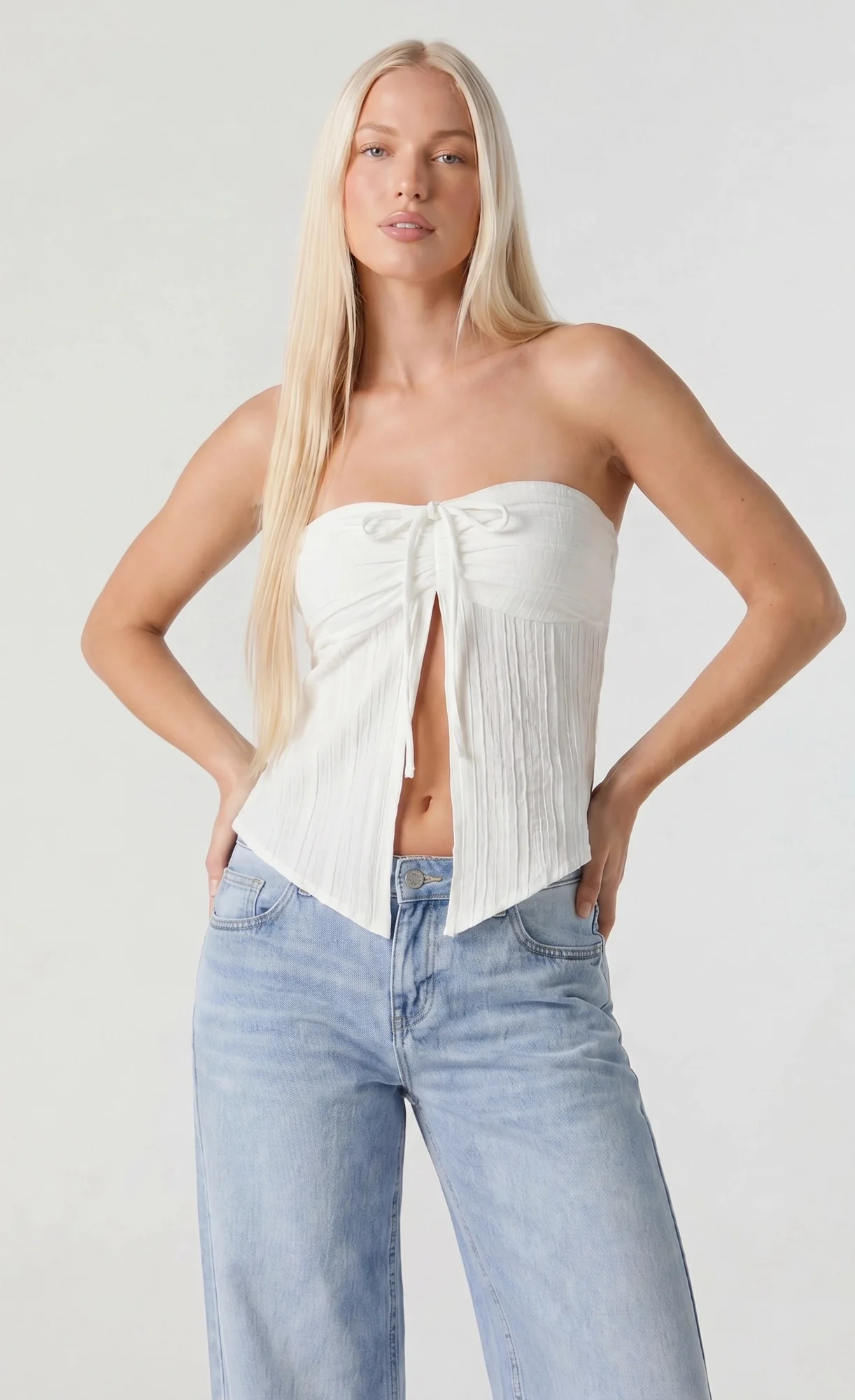 2628-gauze-flyaway-tube-top-7.webp Gauze Flyaway Tube Top