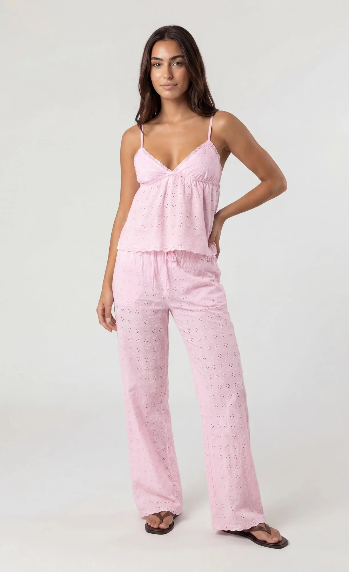 2724-eyelet-wide-leg-pant-1.webp Eyelet Wide Leg Pant