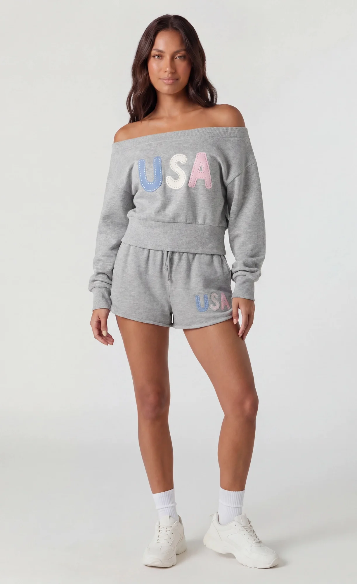 2741-fleece-graphic-off-shoulder-sweatshirt-3.webp Fleece Graphic Off Shoulder Sweatshirt