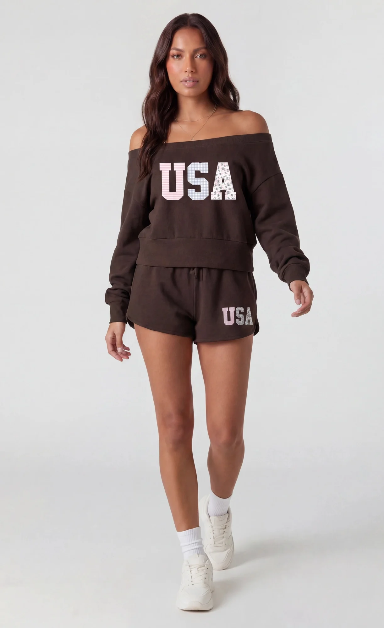 2741-fleece-graphic-off-shoulder-sweatshirt-5.webp Fleece Graphic Off Shoulder Sweatshirt