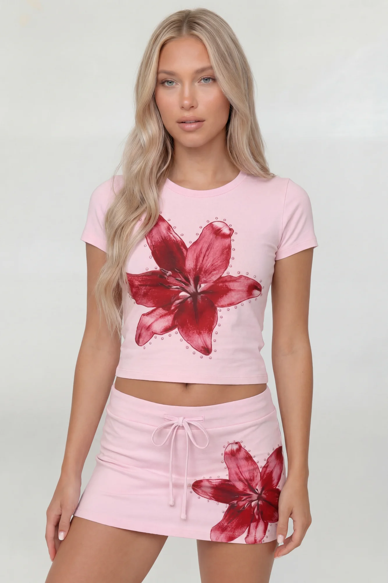 2974-flower-graphic-baby-tee-skort-set-7.webp Flower Graphic Baby Tee & Skort Set