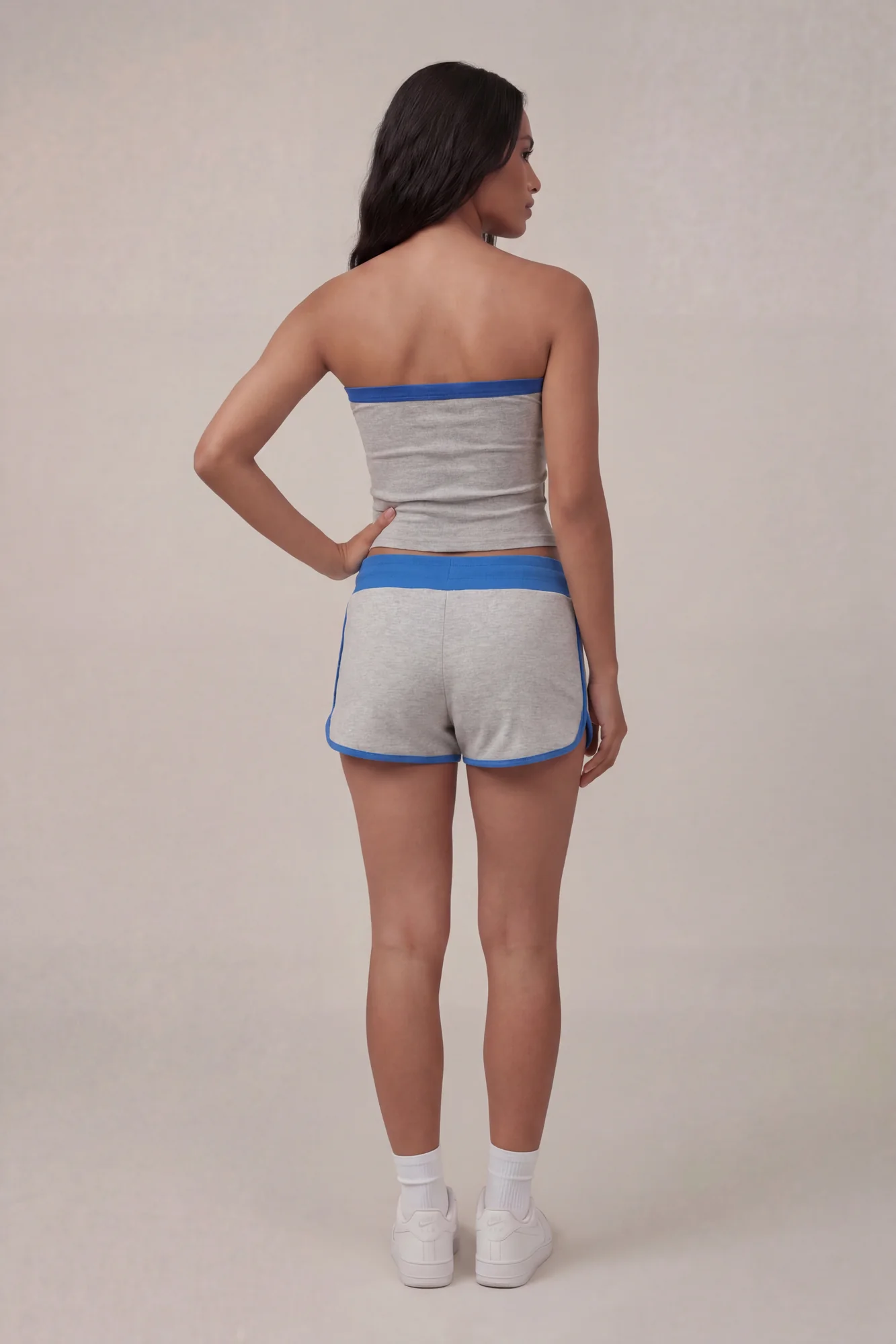 Graphic Drawstring Dolphin Short