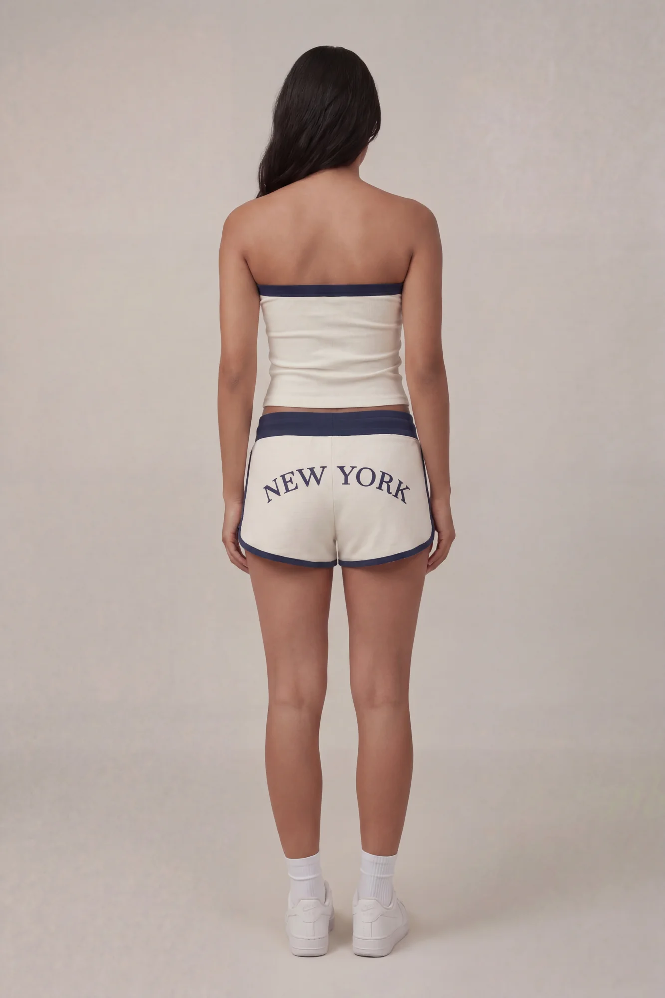 Graphic Drawstring Dolphin Short