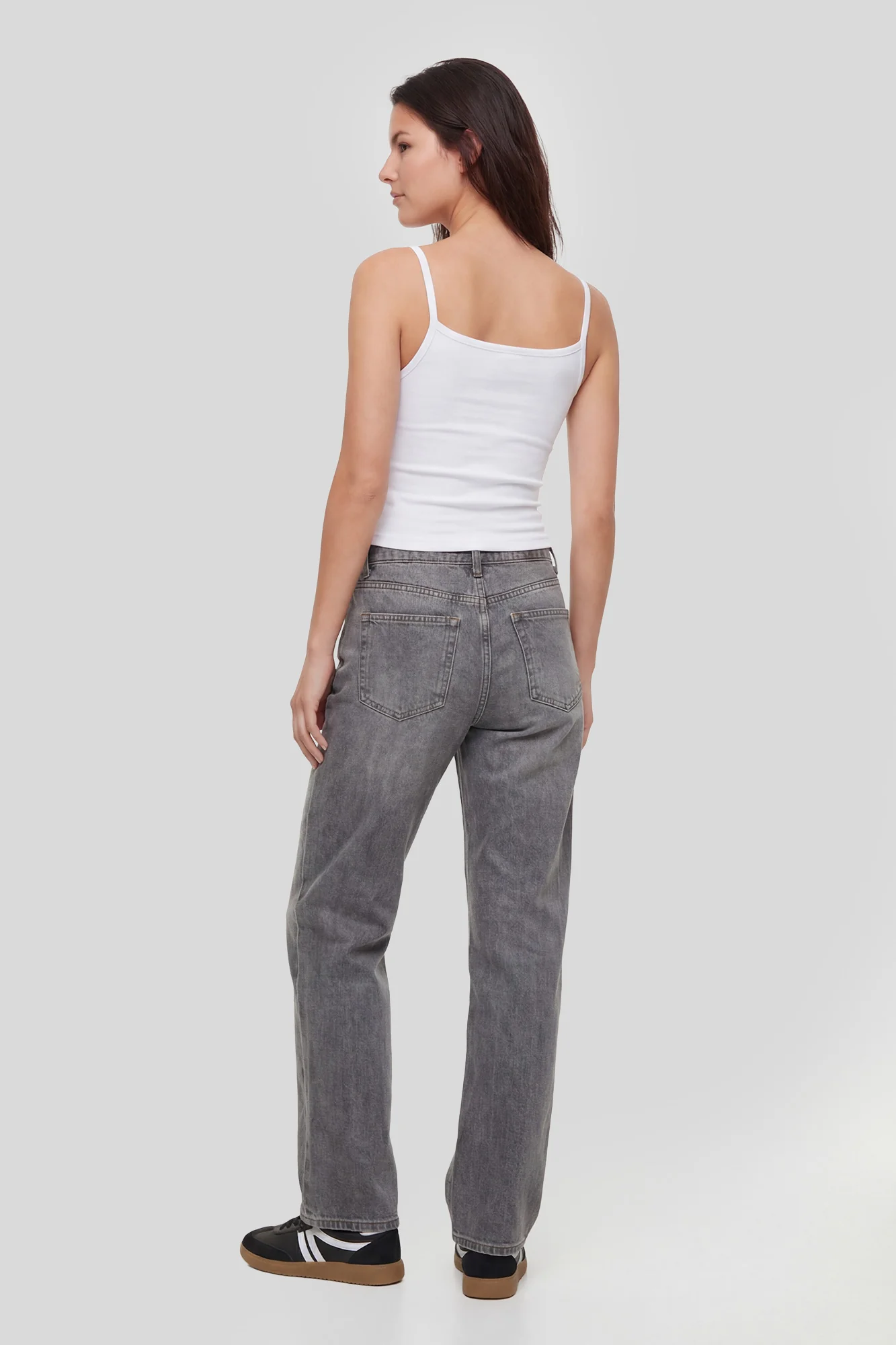 Low Rise Baggy Grey Jean