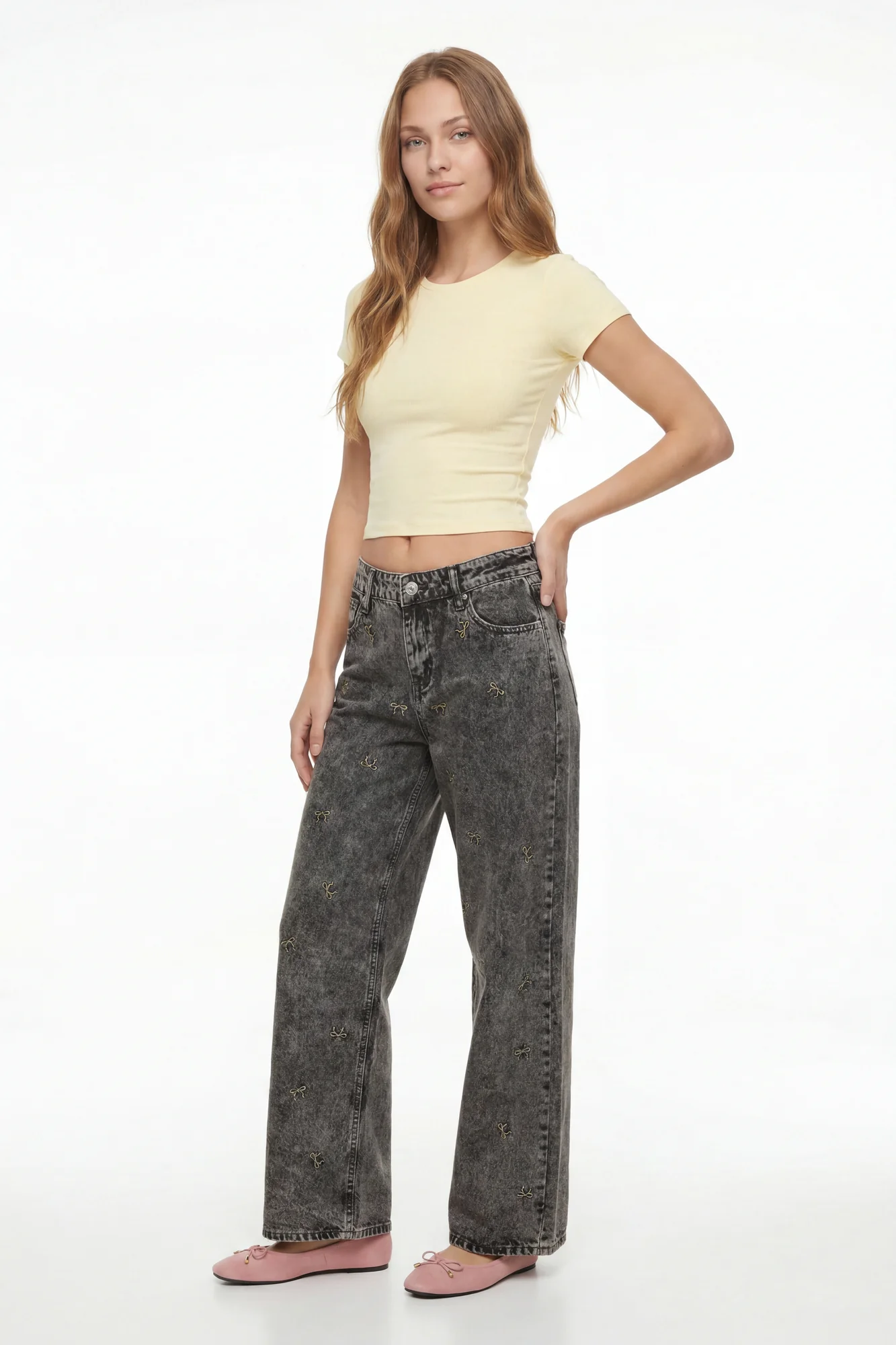 3227-low-rise-bow-embroidered-baggy-denim-jean-1.webp Low Rise Bow Embroidered Baggy Denim Jean