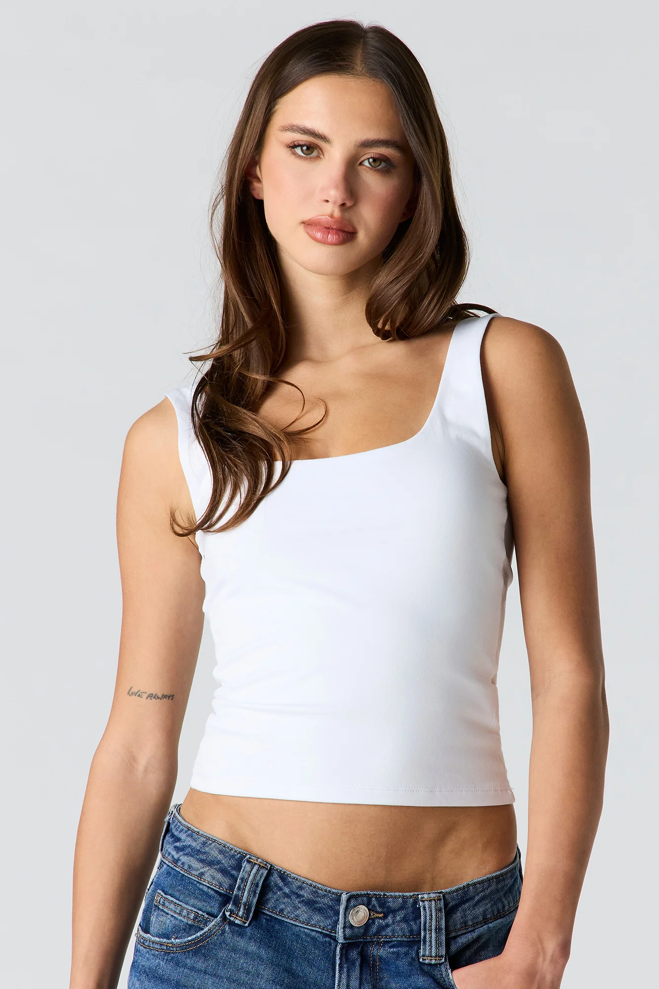 Contour Scoop Neck Tank