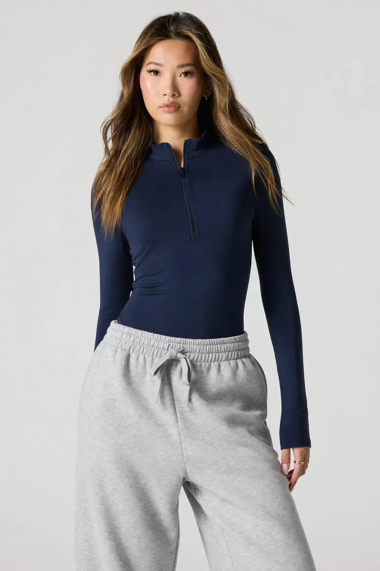 3504-contour-half-zip-long-sleeve-bodysuit-11.webp Contour Half Zip Long Sleeve Bodysuit