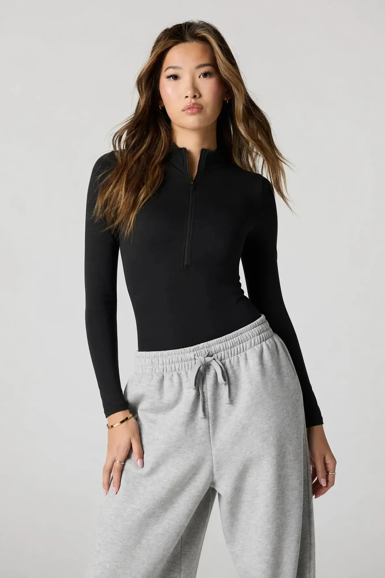 3504-contour-half-zip-long-sleeve-bodysuit-6.webp Contour Half Zip Long Sleeve Bodysuit