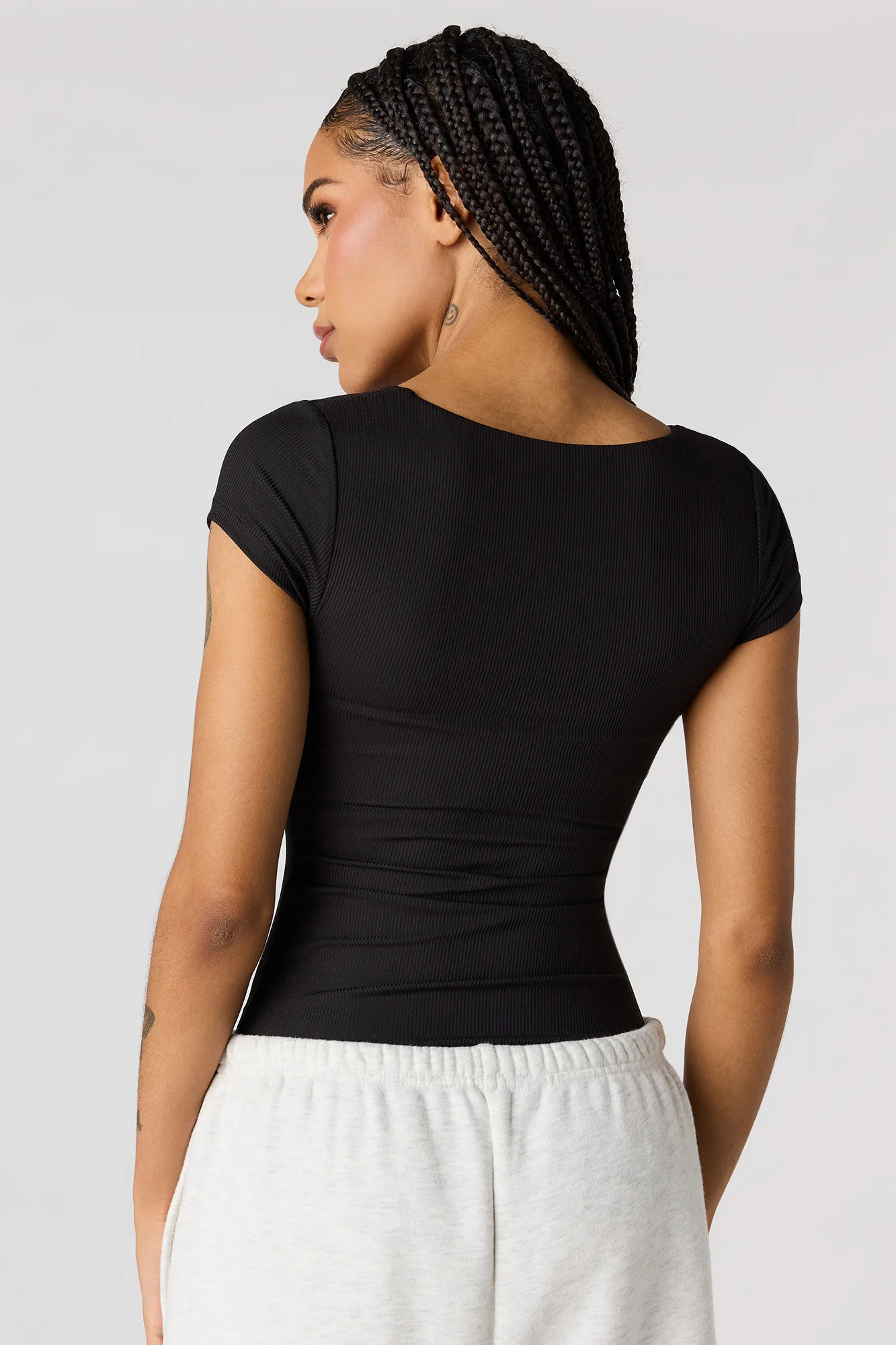 3635-contour-ribbed-square-neck-bodysuit-6.webp Contour Ribbed Square Neck Bodysuit