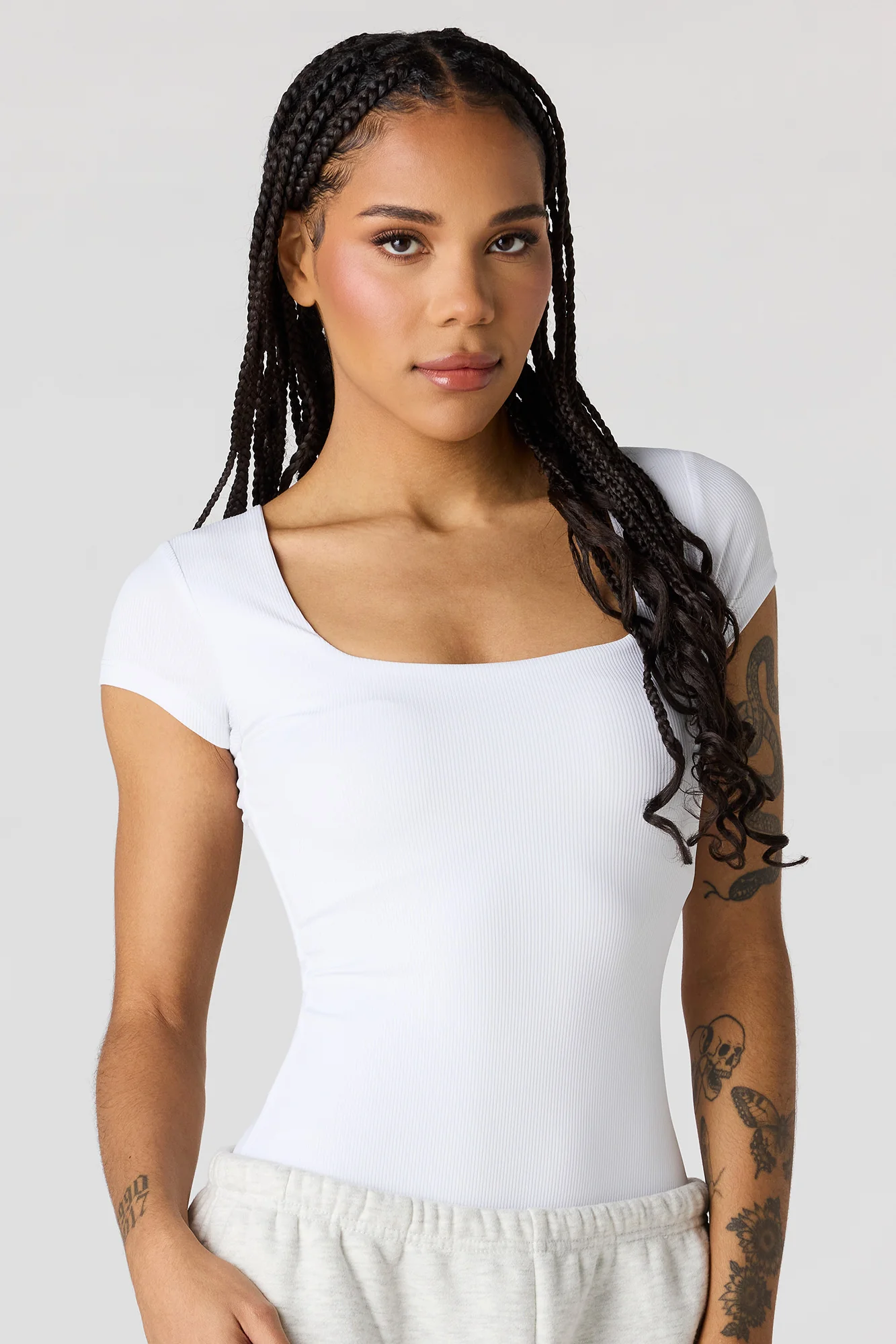 3635-contour-ribbed-square-neck-bodysuit-9.webp Contour Ribbed Square Neck Bodysuit