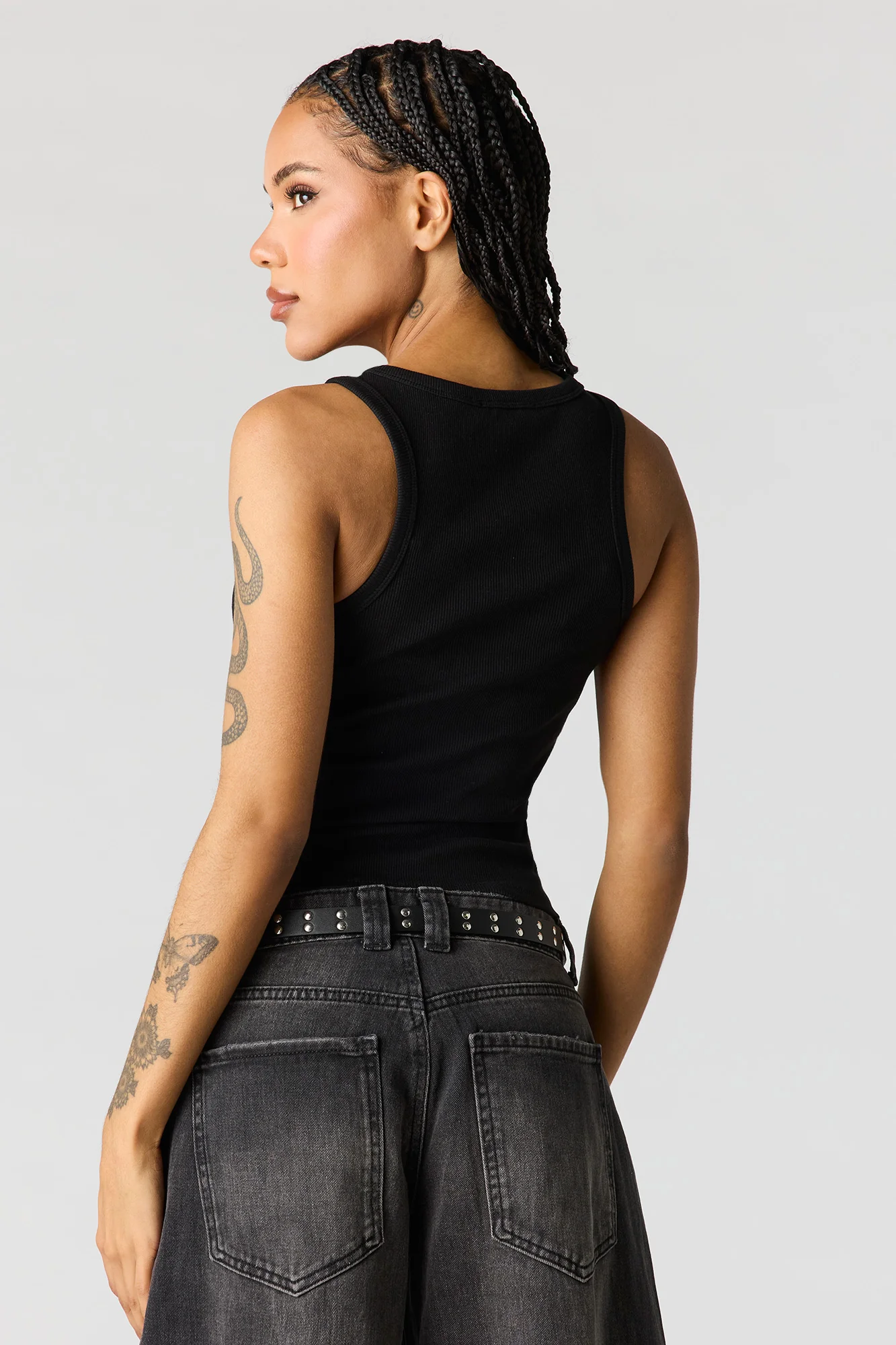 Studded Ribbed Tank