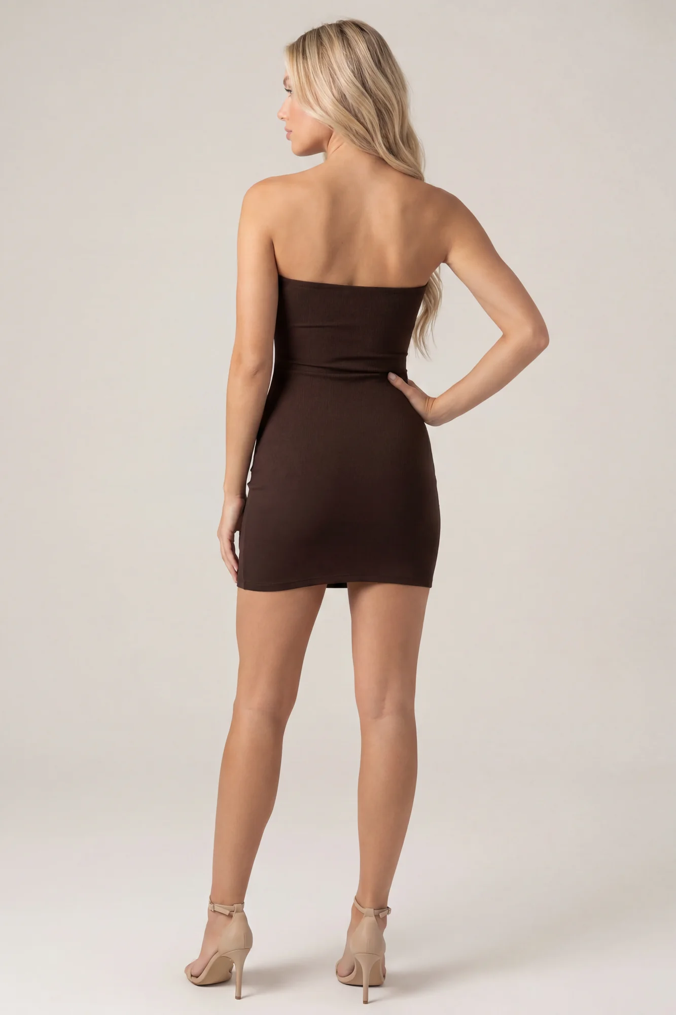 Starfish Cutout Strapless Mini Dress