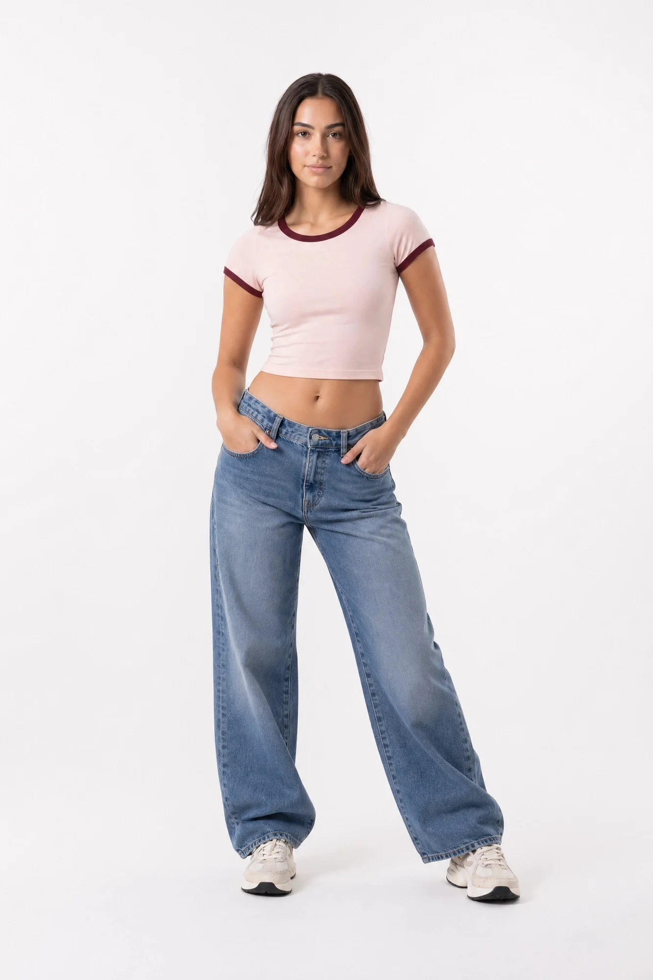 Ribbed Ringer Tee