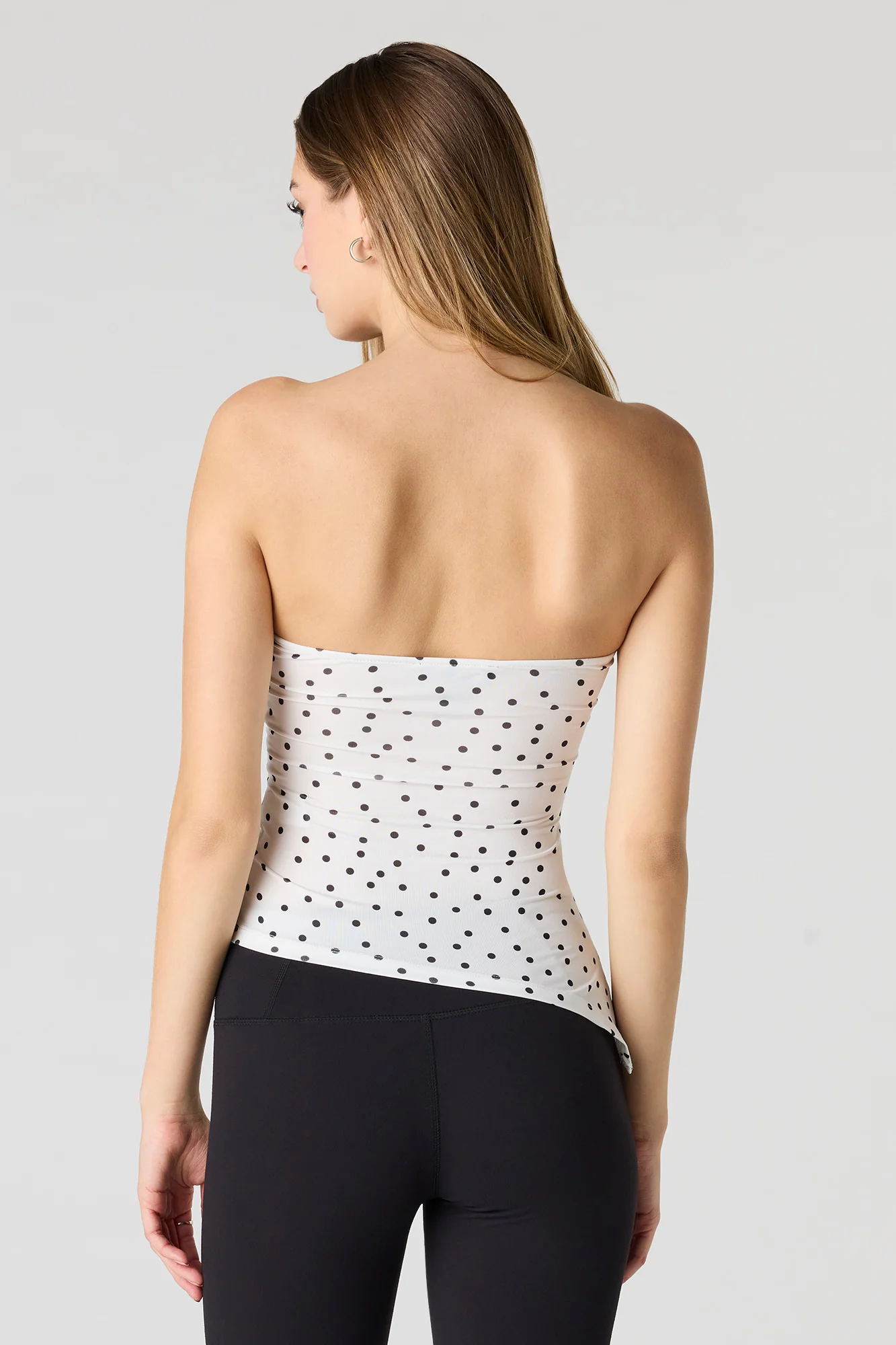 Heavy Contour Asymmetrical Tube Top