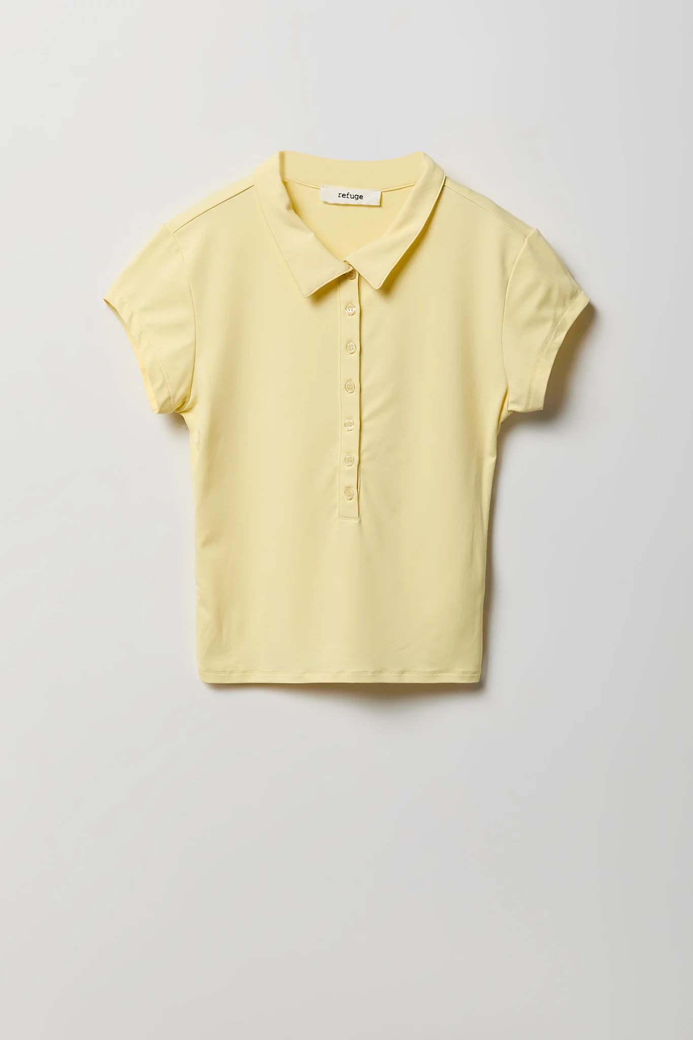 Contour Button-Up Polo