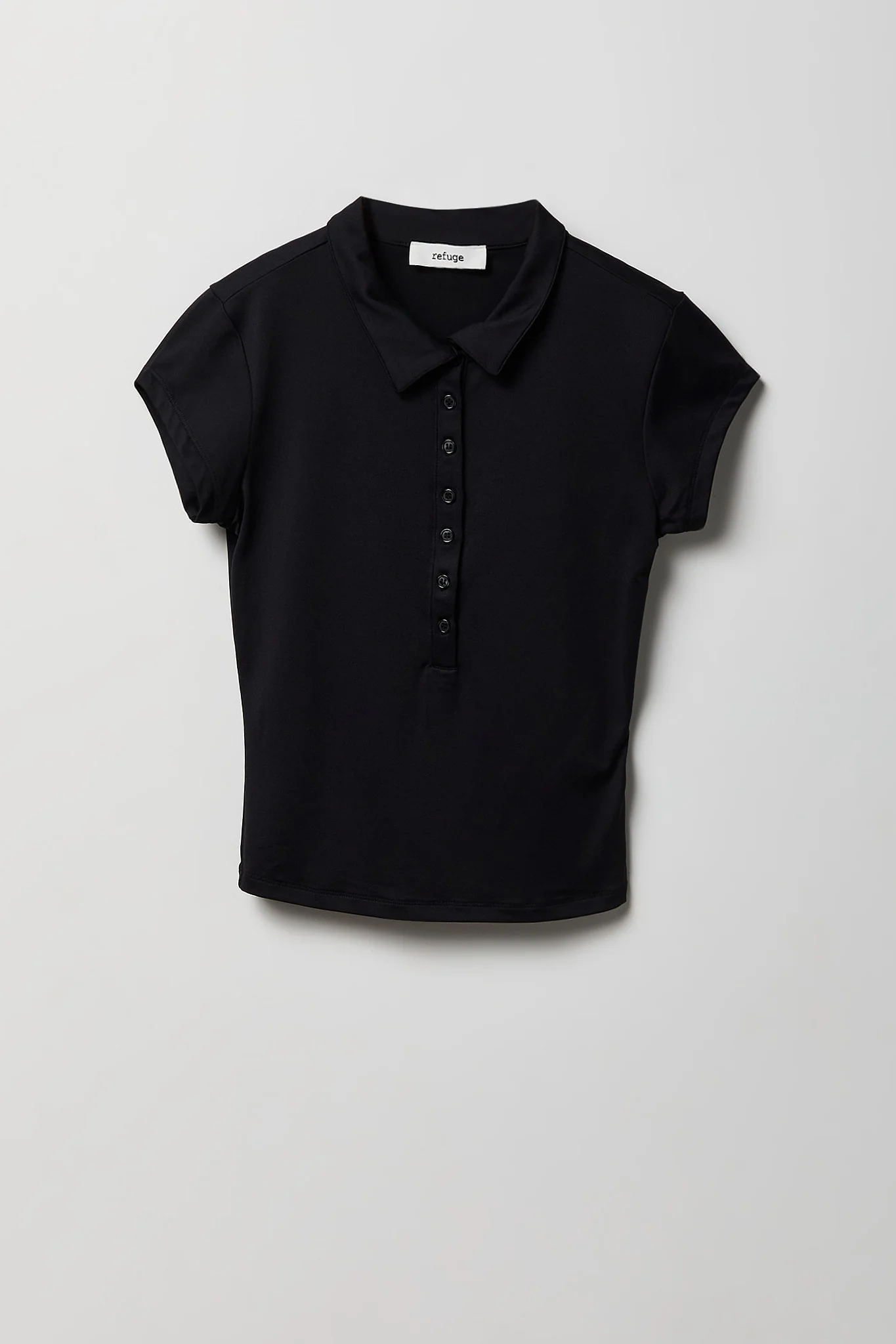 Contour Button-Up Polo