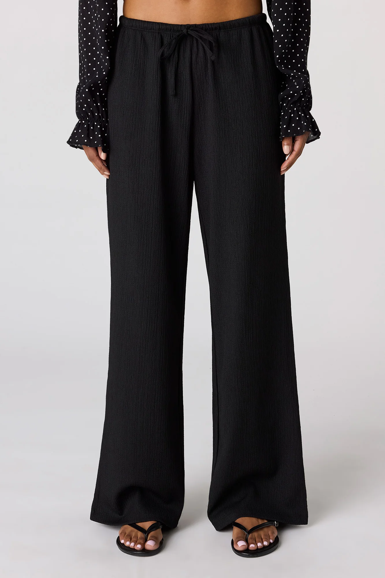 4916-textured-flowy-drawstring-dress-pant-5.webp Textured Flowy Drawstring Dress Pant