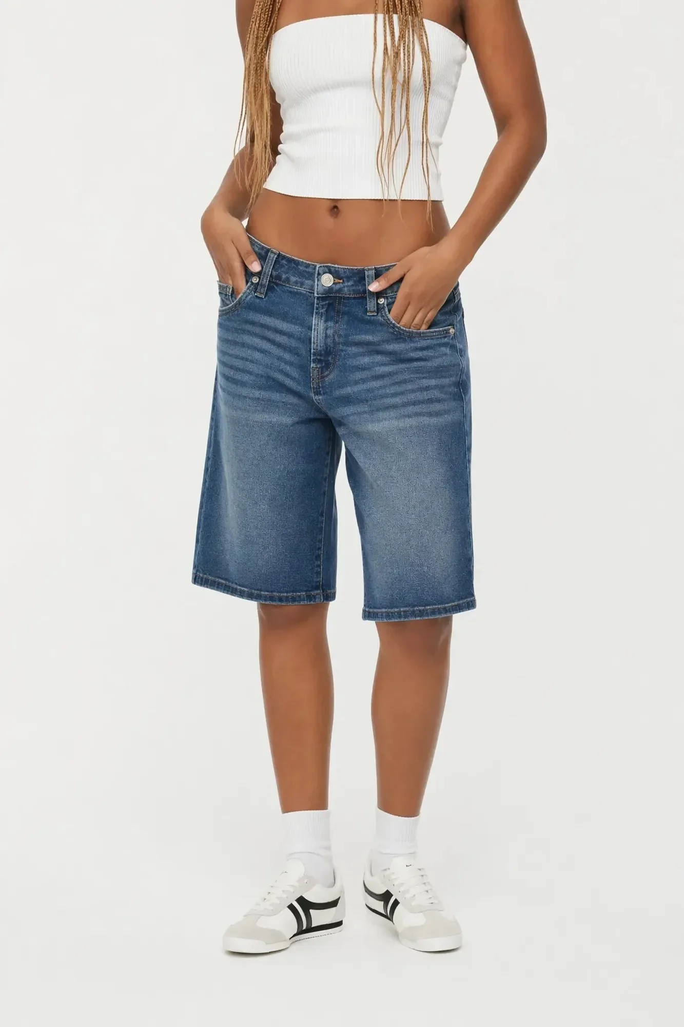 Stretch Low Rise Vintage Dark Jort