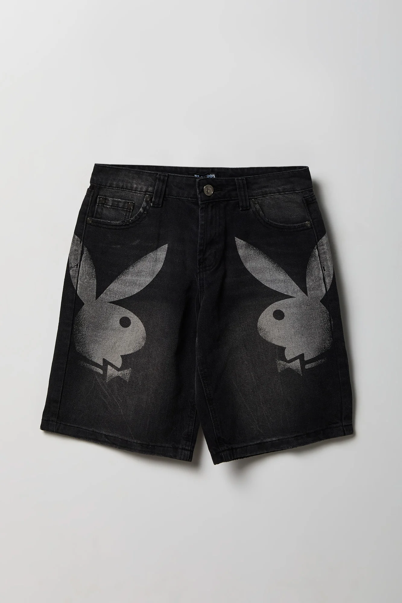 Playboy Print Low Rise Jort