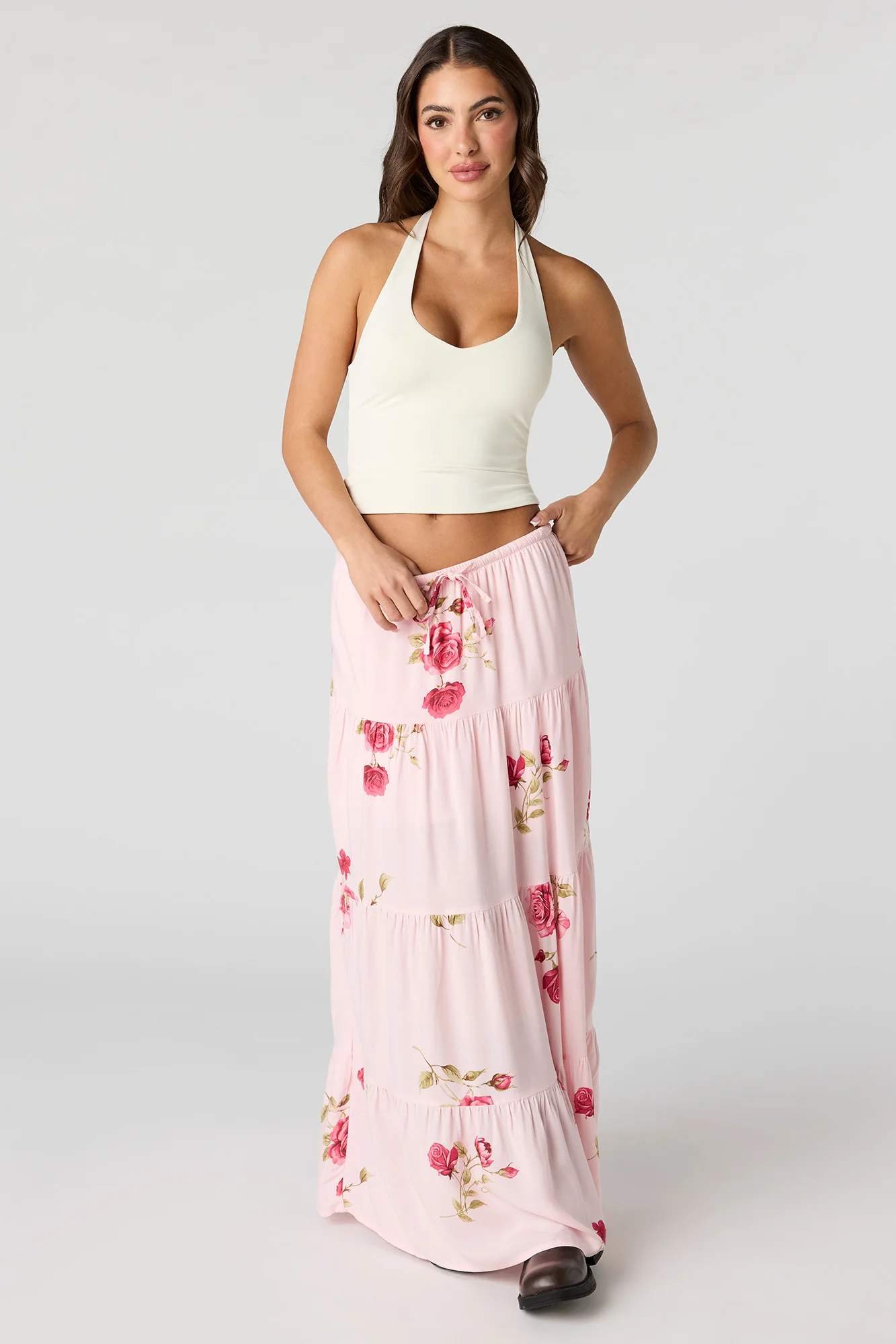 5328-tiered-drawstring-maxi-skirt-1.webp Tiered Drawstring Maxi Skirt