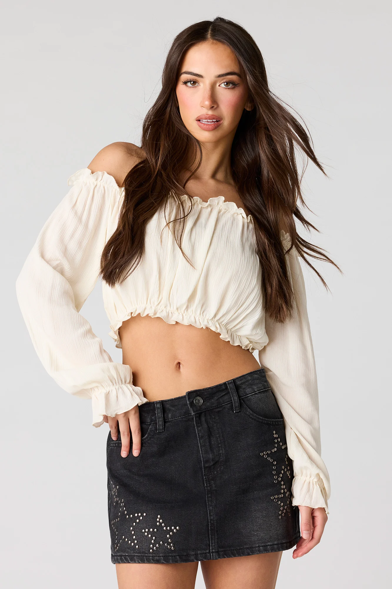 5540-star-studded-denim-skirt-4.webp Star Studded Denim Skirt